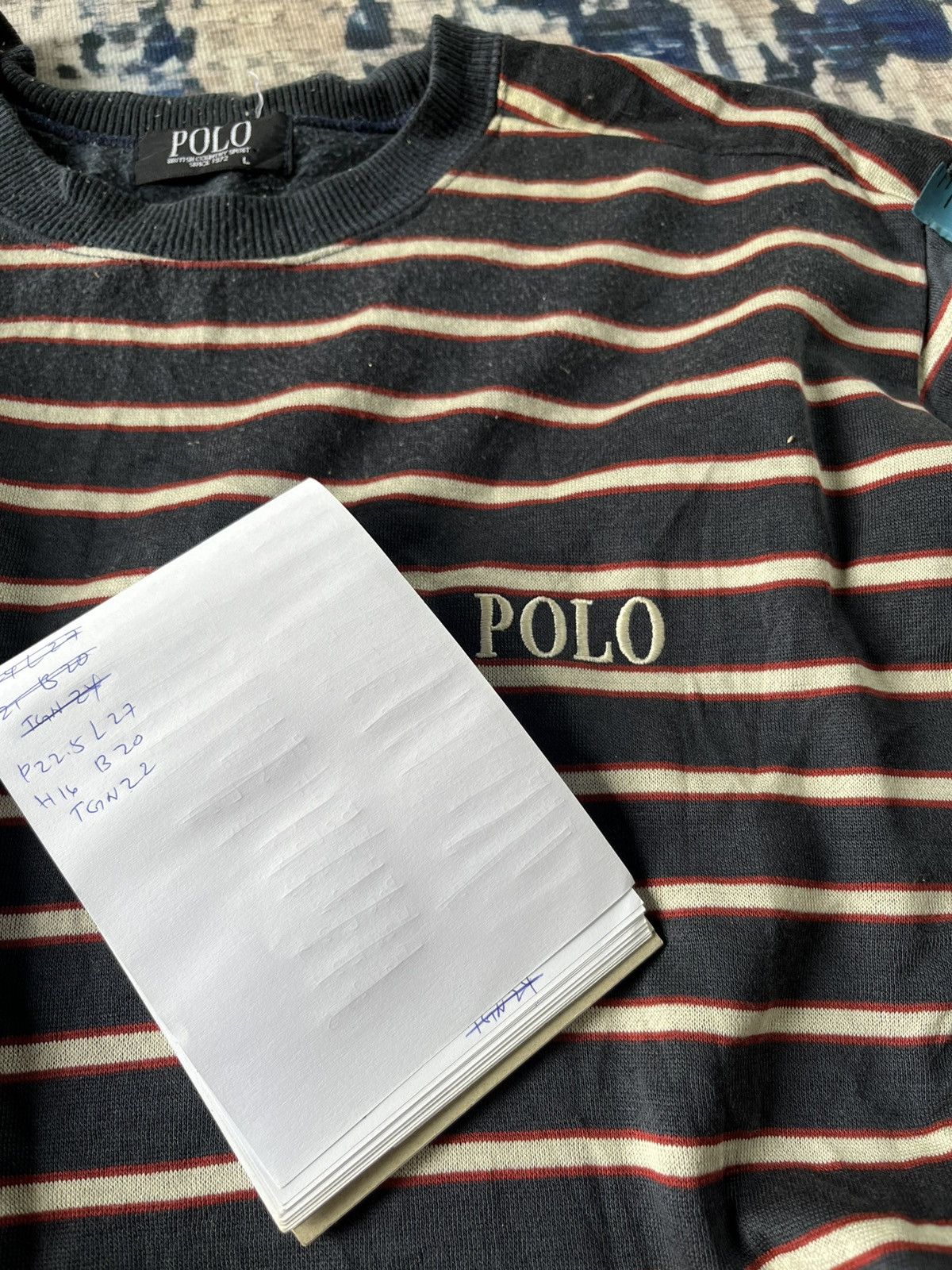 🔥Polo British Country Spirit Stripe Sweetshirts