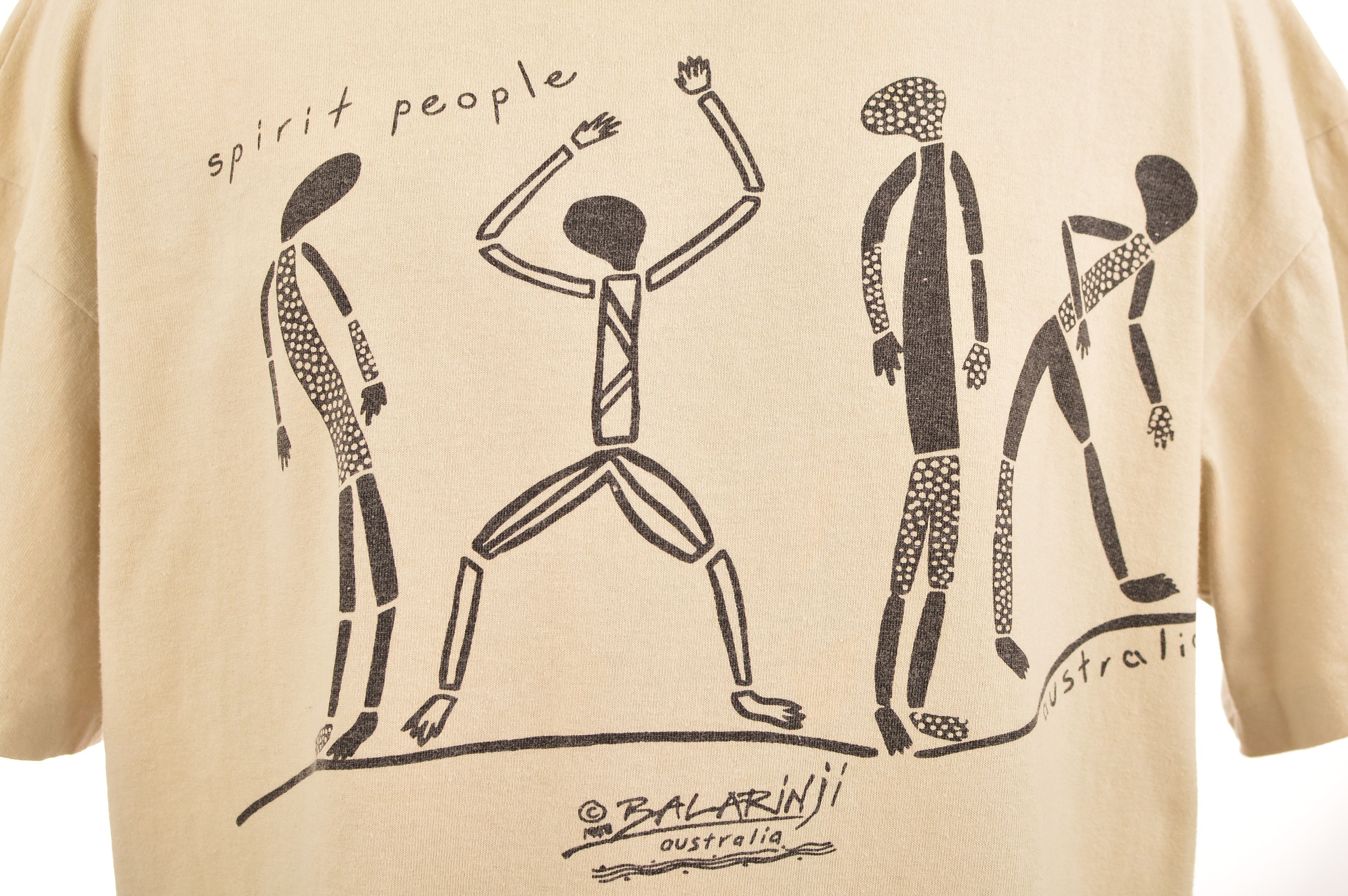 Vintage Balarinji Australia Spirit People Liwangala Vintage T-Shirt Size US L / EU 52-54 / 3 - 2 Thumbnail