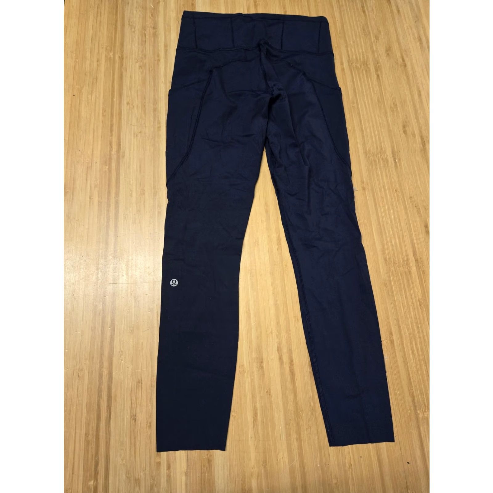 Lululemon Lululemon Fast Free Tight Womens 6 Navy Blue High Rise Leggings Pockets Size 28" / US 6 / IT 42 - 2 Thumbnail
