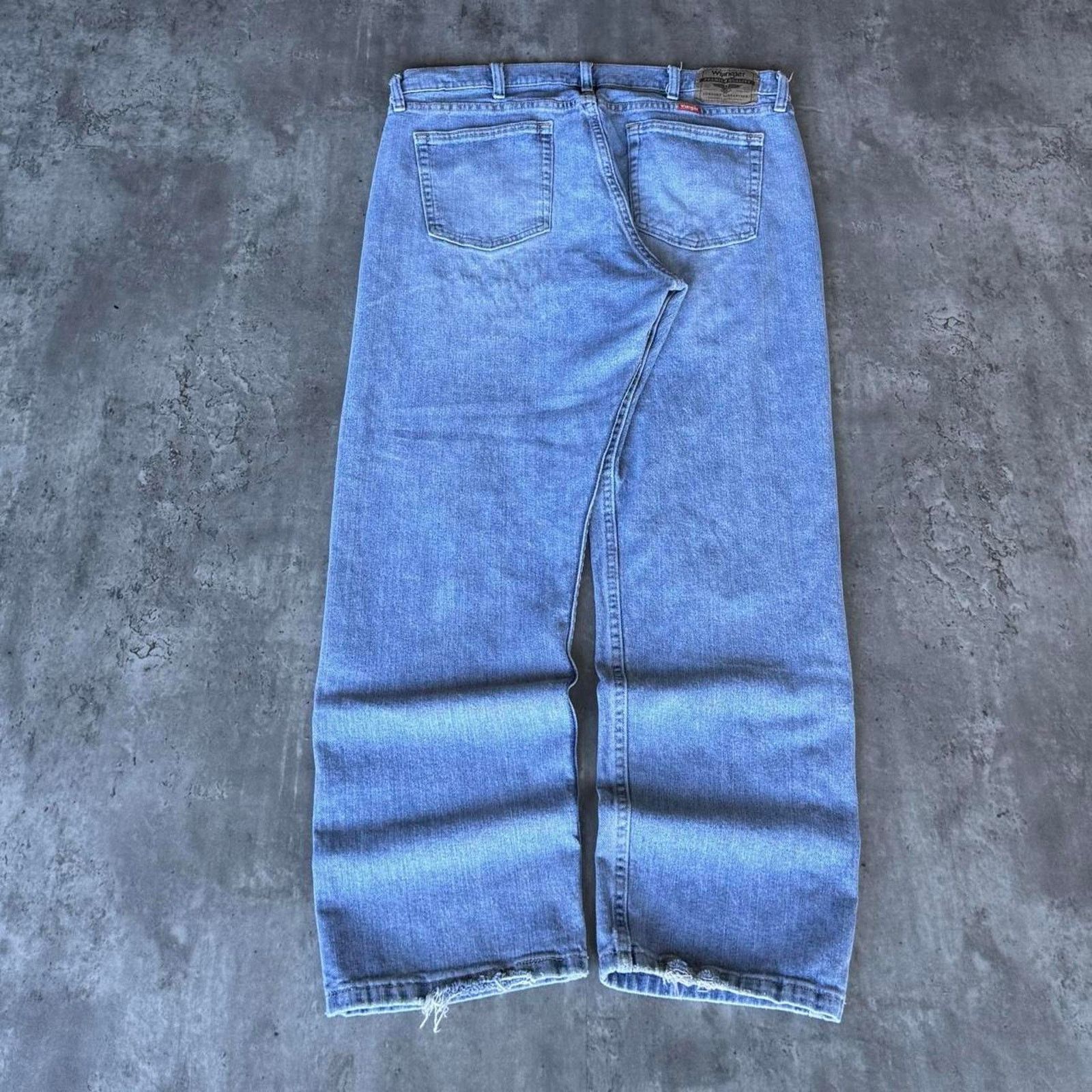 Levi's × Vintage × Wrangler Vintage Y2K Wrangler Light Wash Grunge Opium Denim Jeans Size US 36 / EU 52 - 1 Thumbnail