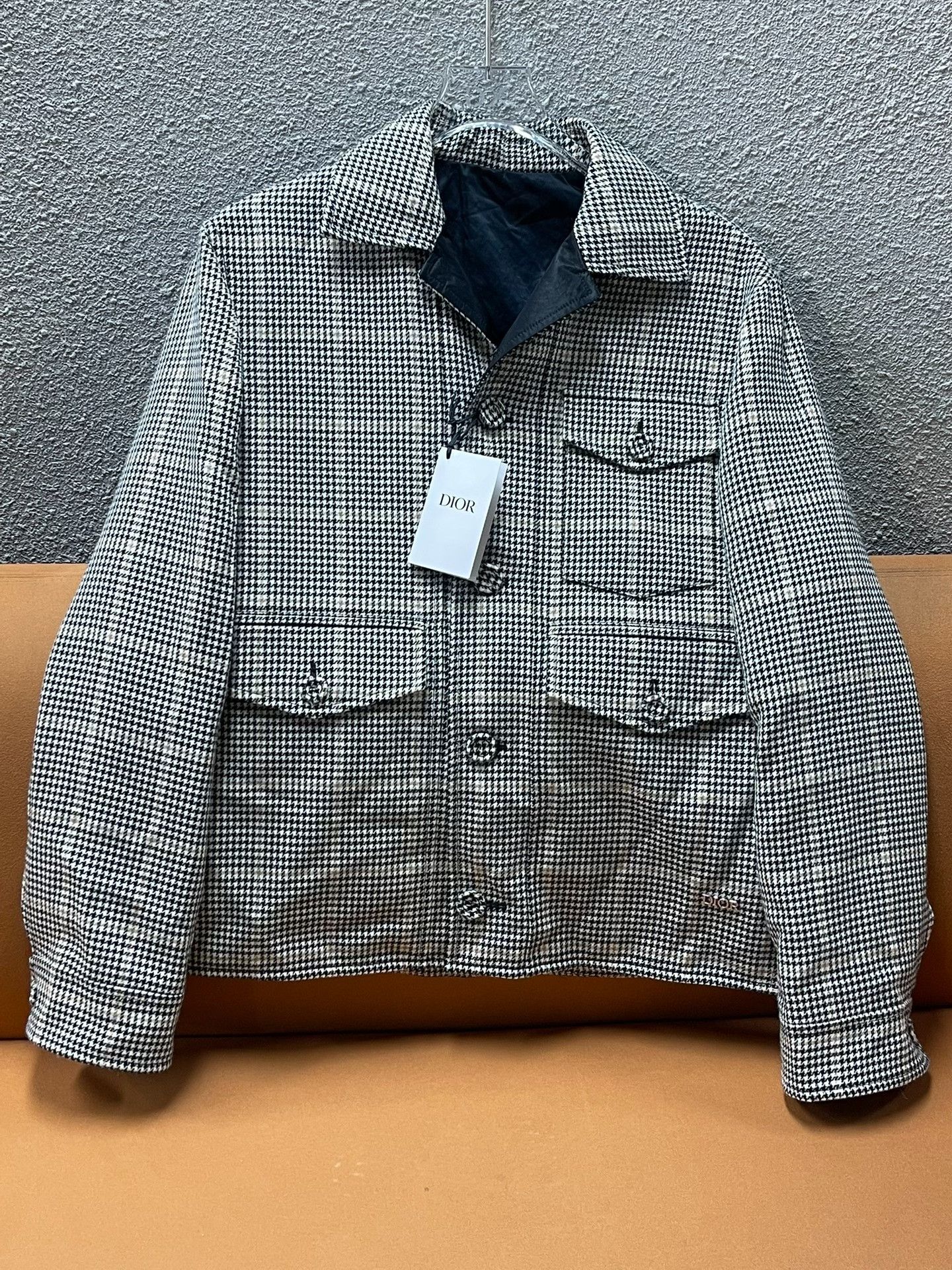 Dior Dior Houndstooth Men's Jacket Size US S / EU 44-46 / 1 - 1 Thumbnail