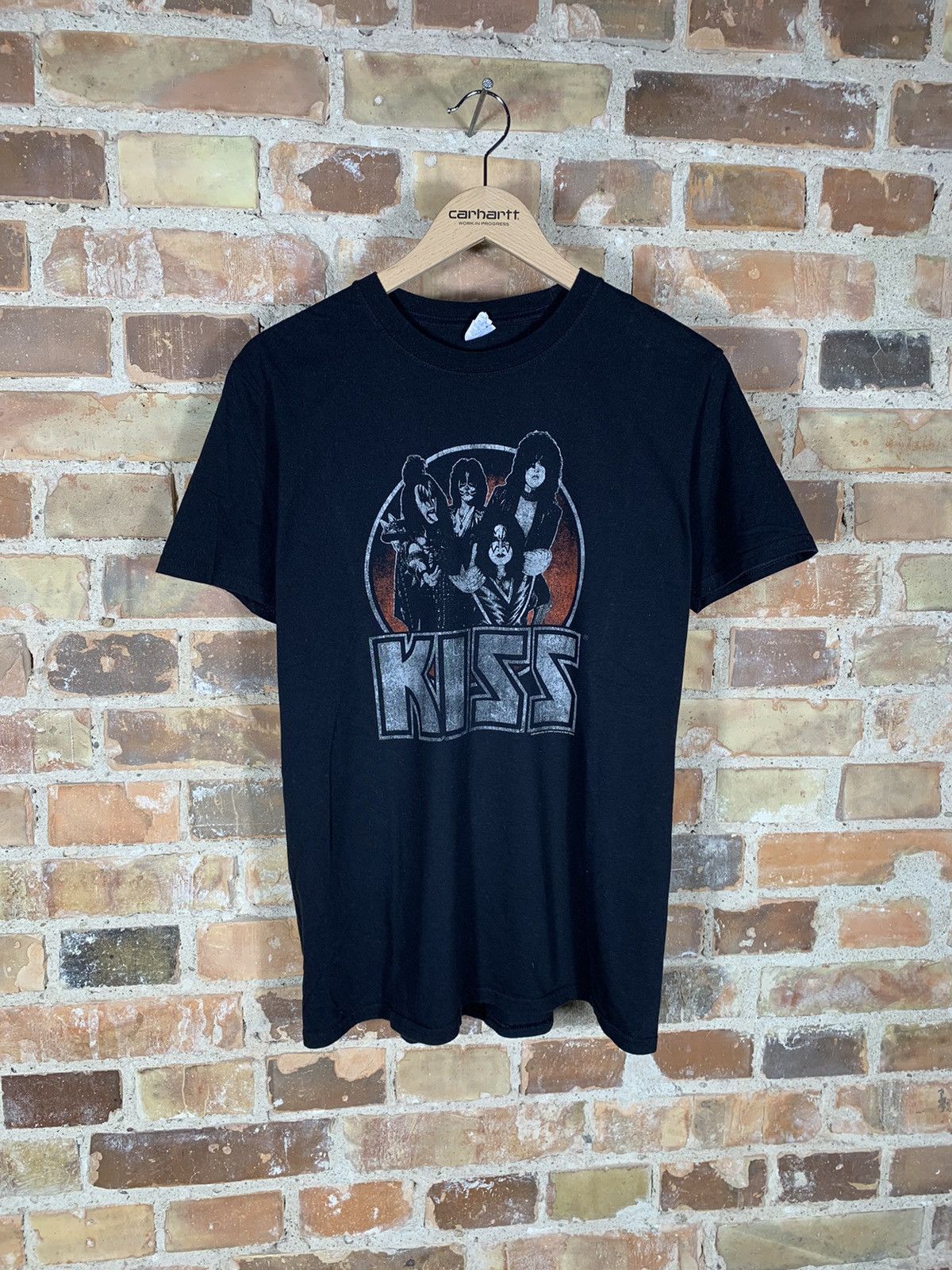 Band Tees × Vintage Kiss Band T Shirt Tee Print Rock Metal Vintage Style Size US L / EU 52-54 / 3 - 1 Thumbnail