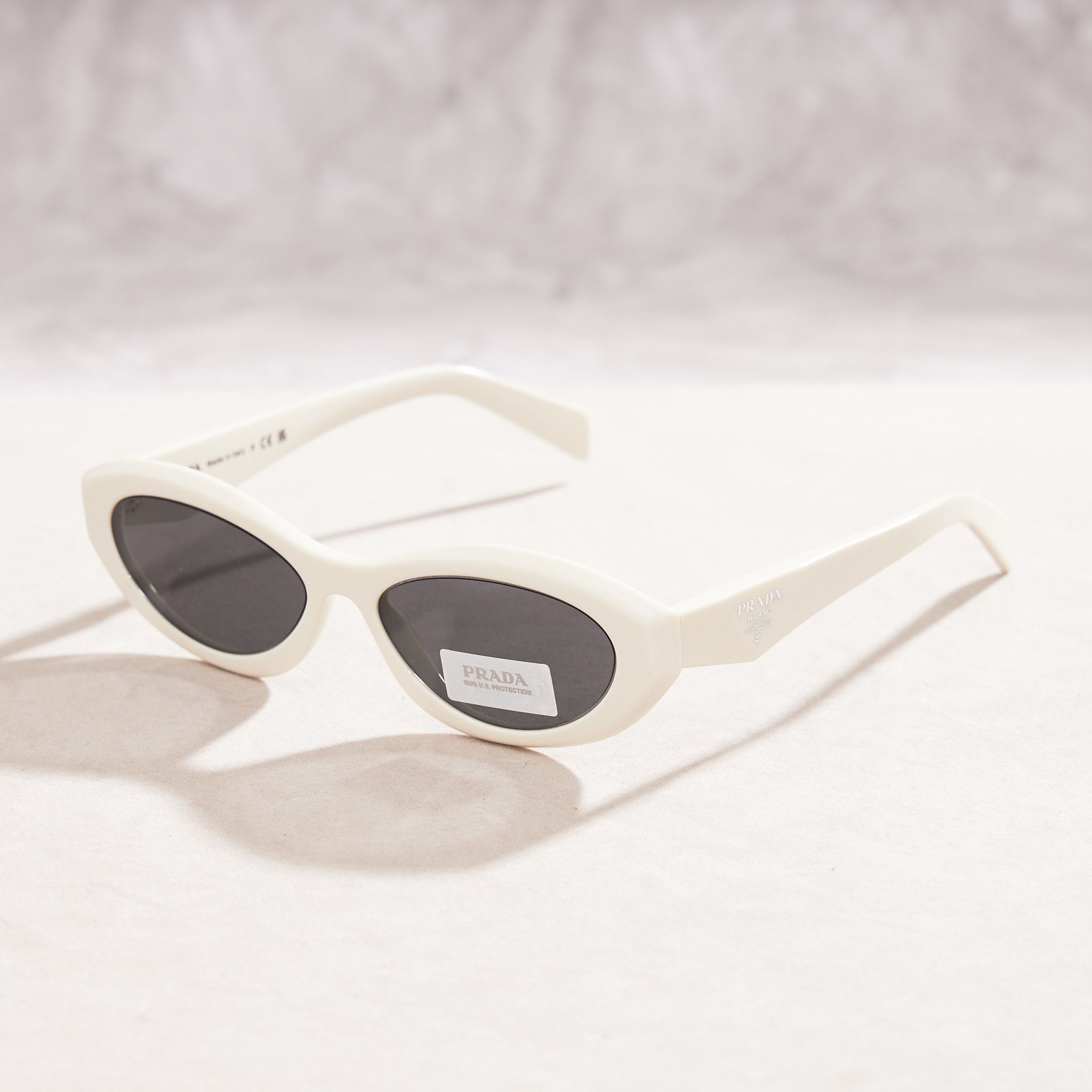 Prada PRADA PR 26ZS 17K08Z Sunglasses White Size ONE SIZE - 1 Thumbnail