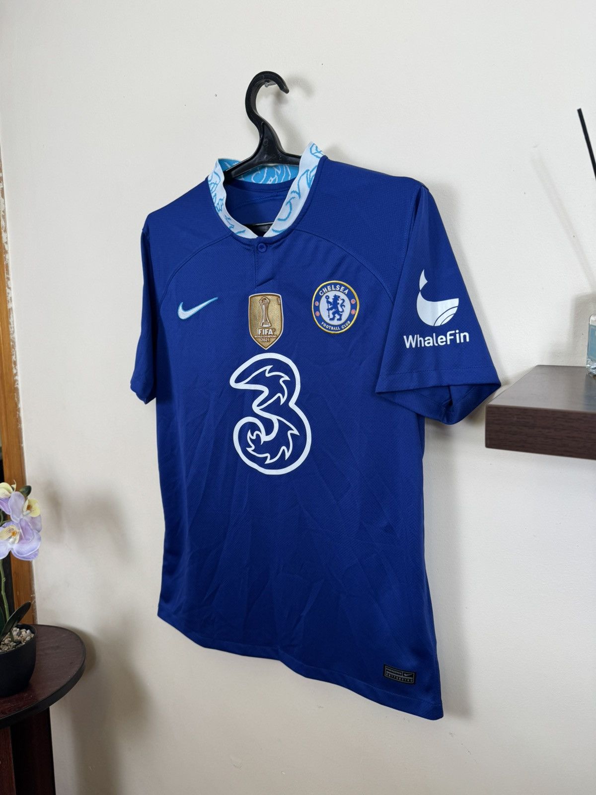 Nike Nike Chelsea Jersey 2022-23 Home L Mens Fifa World Champions Size US L / EU 52-54 / 3 - 5 Thumbnail