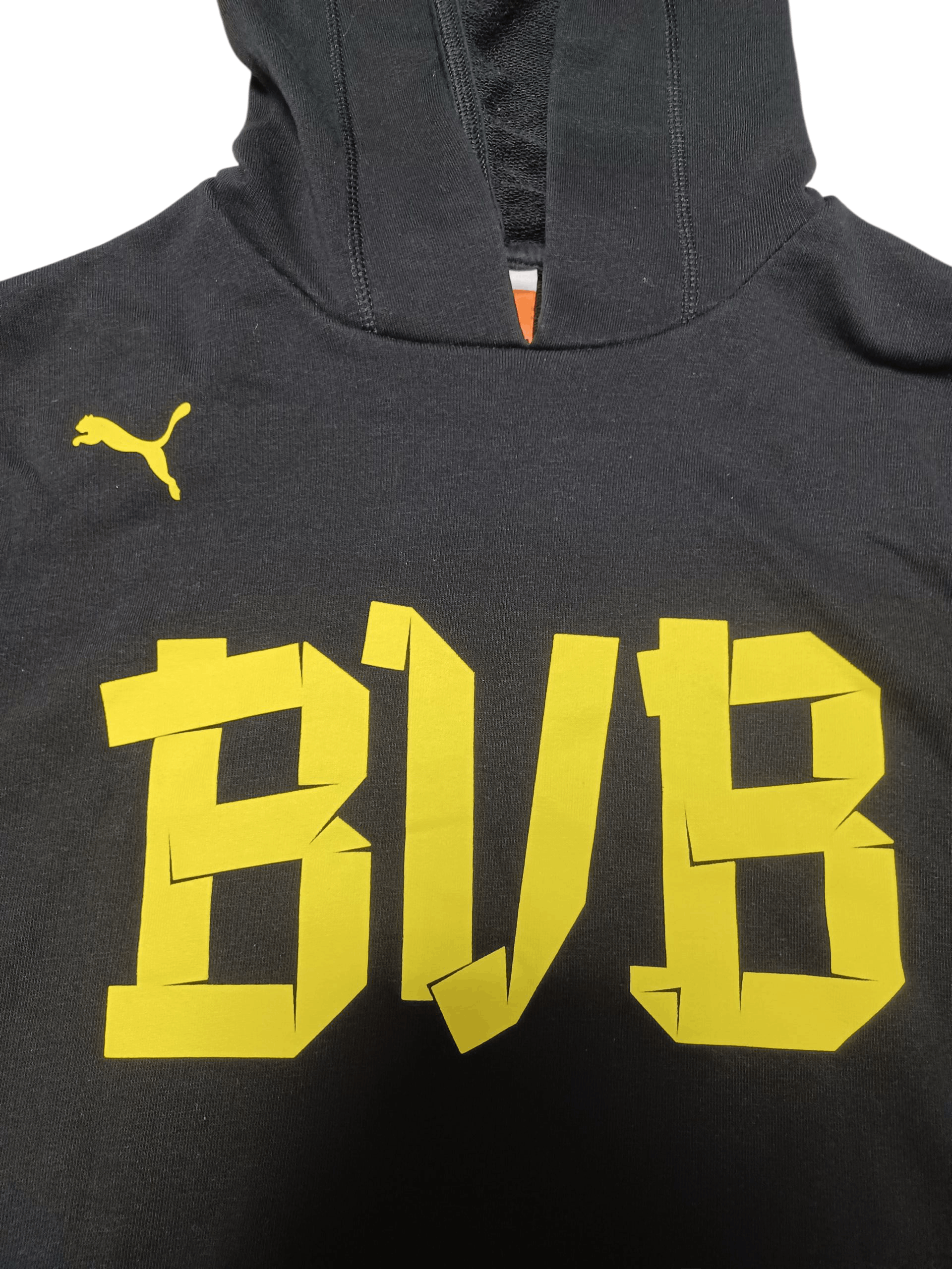 Puma BORUSSIA DORTMUND BVB PUMA VINTAGE BIGLOGO SOCCER HOODIE Size US M / EU 48-50 / 2 - 2 Thumbnail