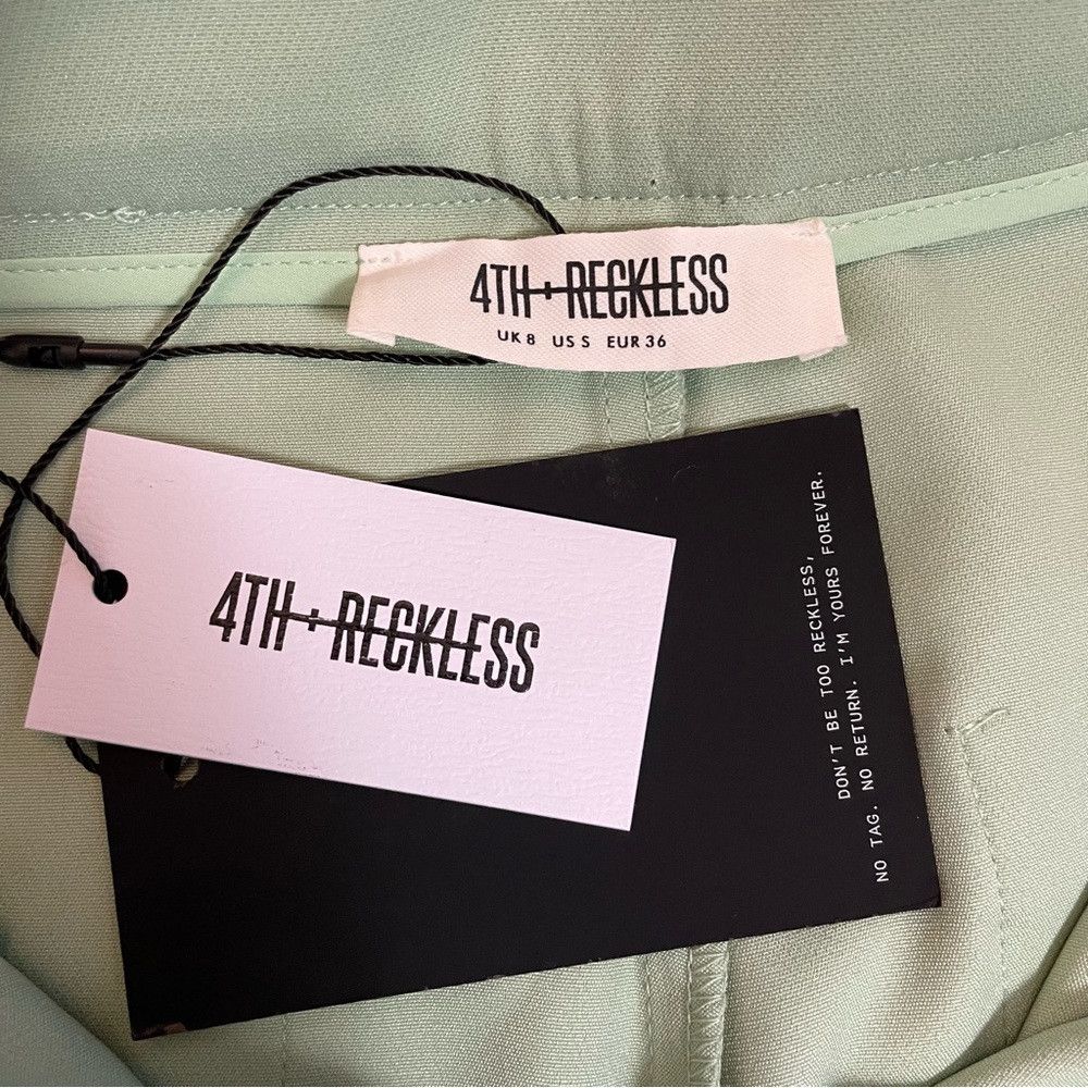 Other NWT New 4TH & RECKLESS Light Green Kylah Cargo Trousers Siz Size 28" / US 6 / IT 42 - 5 Thumbnail