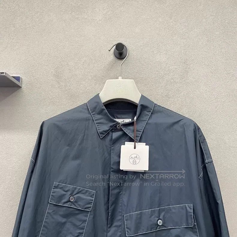 Hermes Hermes size 41 Collar Shirt Size US XXS / EU 40 - 4 Thumbnail