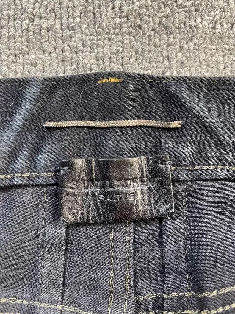 Saint Laurent Paris Saint Laurent Paris Oil-stained Destroyed Ripped Denim Pan Size US 32 / EU 48 - 7 Thumbnail