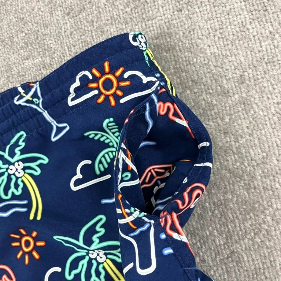 Chubbies Chubbies Swim Trunks Mens 2XL / 6" Lined Neon Flamingo Paradise Blue Board Short Size US 39 - 5 Thumbnail