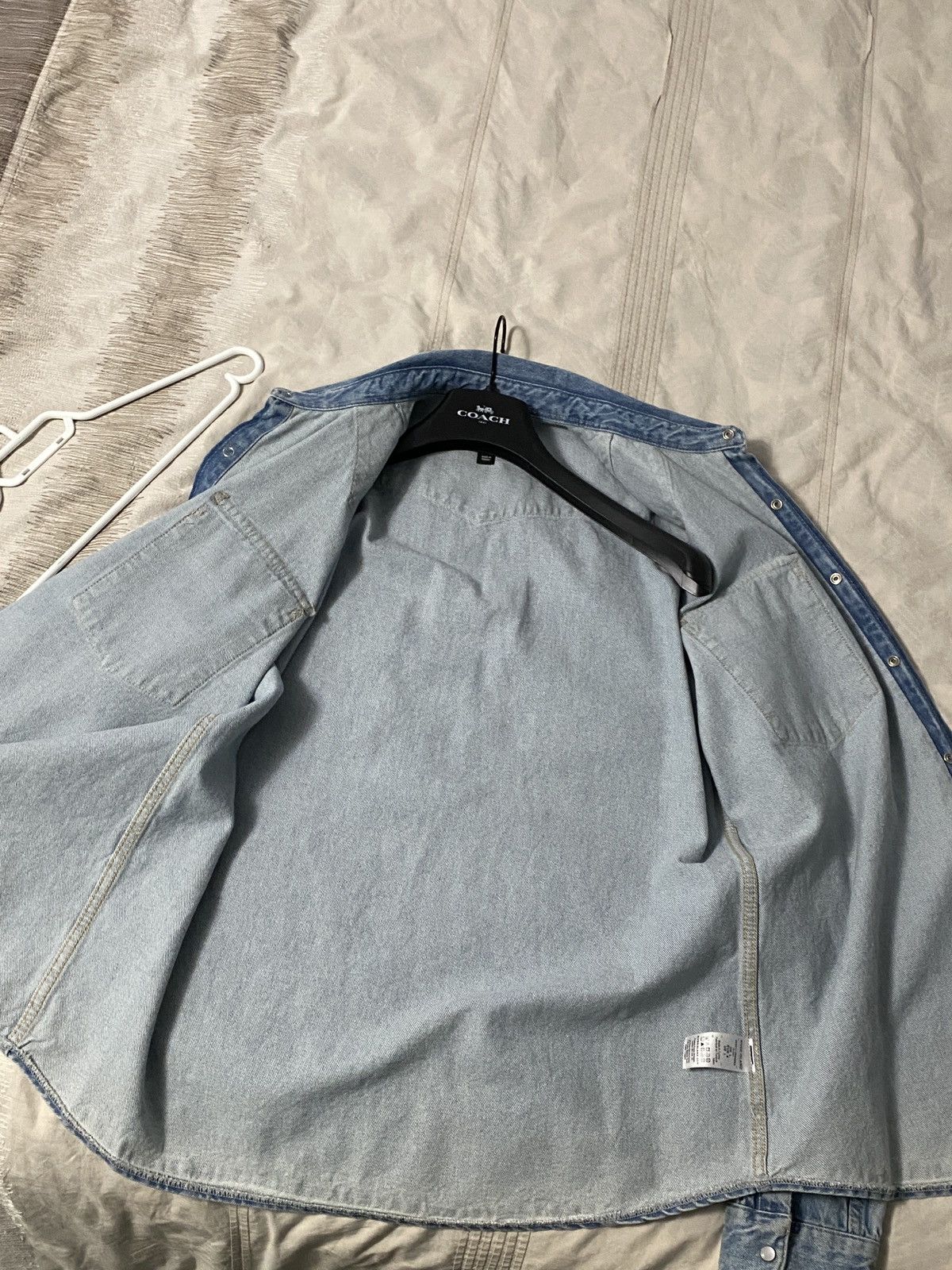 River Island Western Denim shirt Size US L / EU 52-54 / 3 - 10 Thumbnail