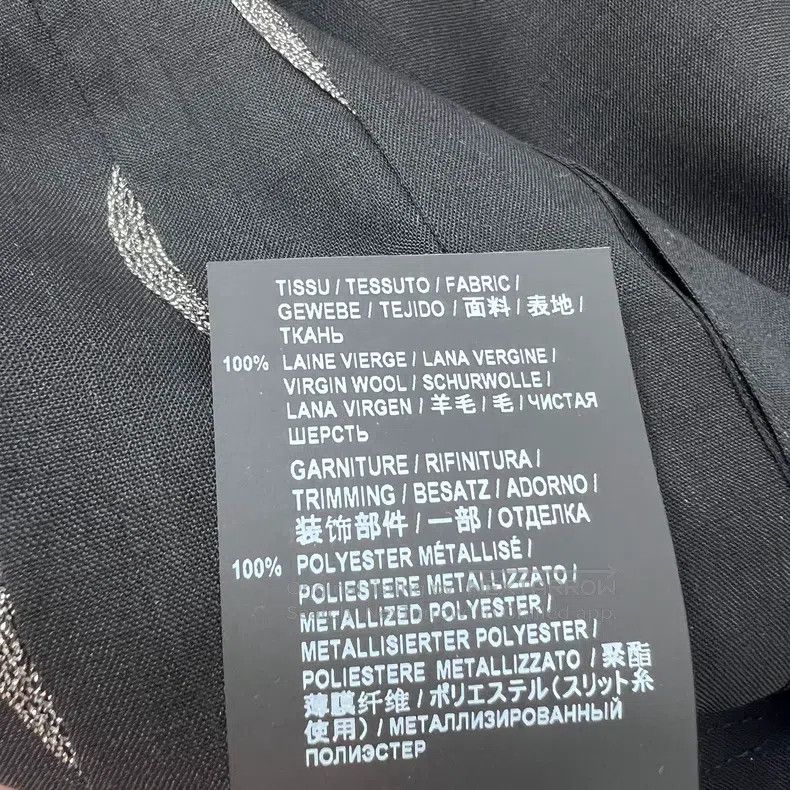 Saint Laurent Paris Saint Laurent Paris Silver Thread Moon Crescent Wind Organ Size M / US 6-8 / IT 42-44 - 6 Thumbnail