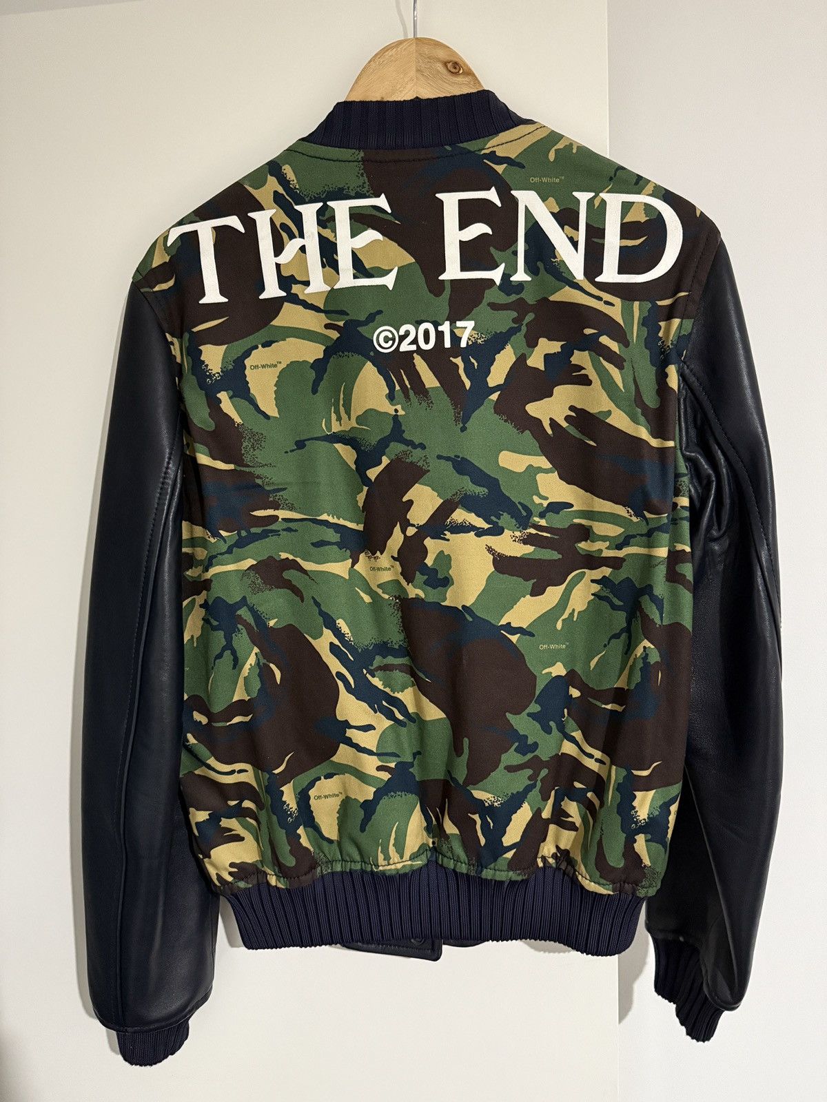 Off-White × Virgil Abloh Offwhite x Virgil Abloh Bomber Jacket Size US M / EU 48-50 / 2 - 2 Thumbnail
