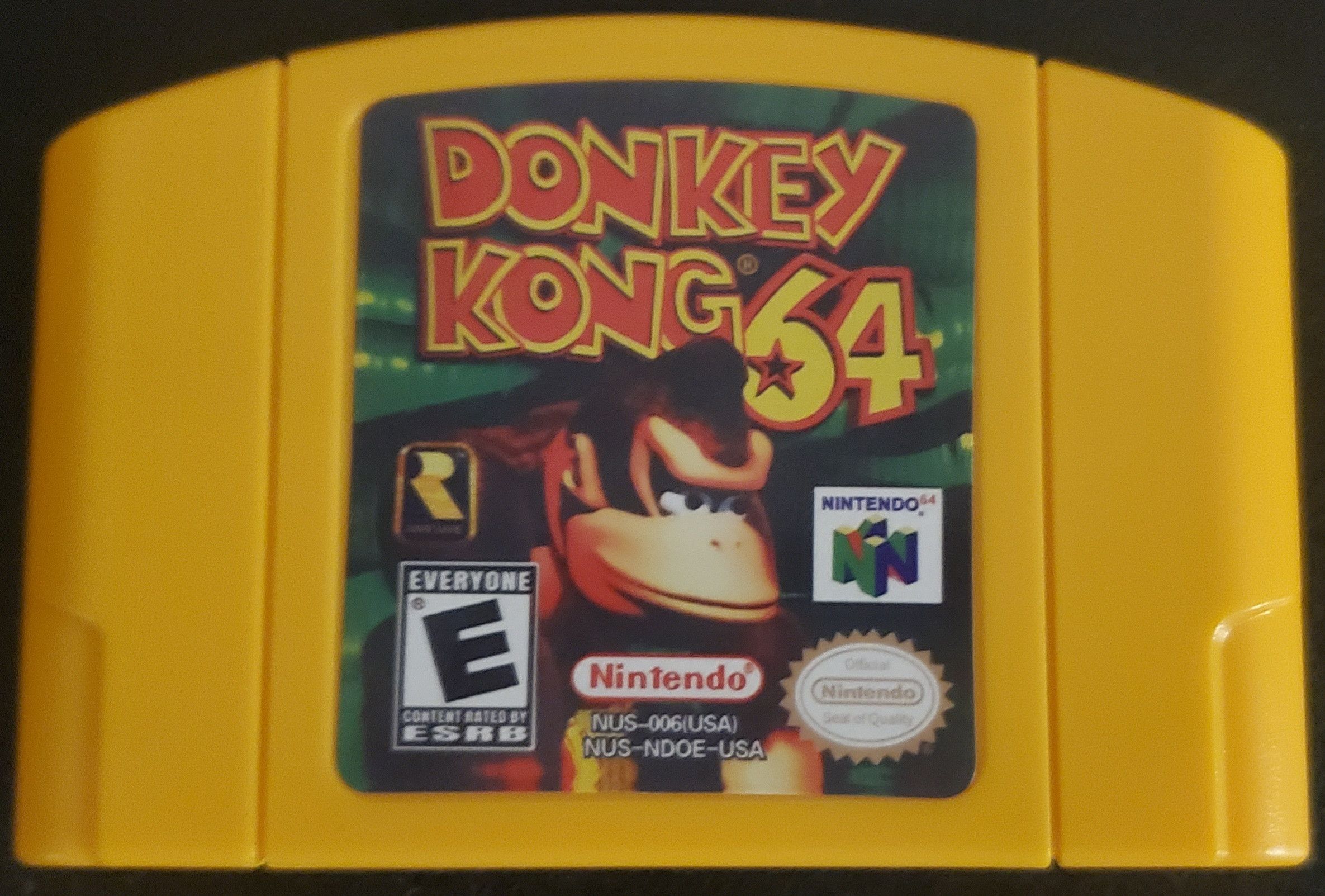 Nintendo Donkey Kong 64 N64 Nintendo 64 Video Game Cartridge 1999 Size ONE SIZE - 1 Thumbnail