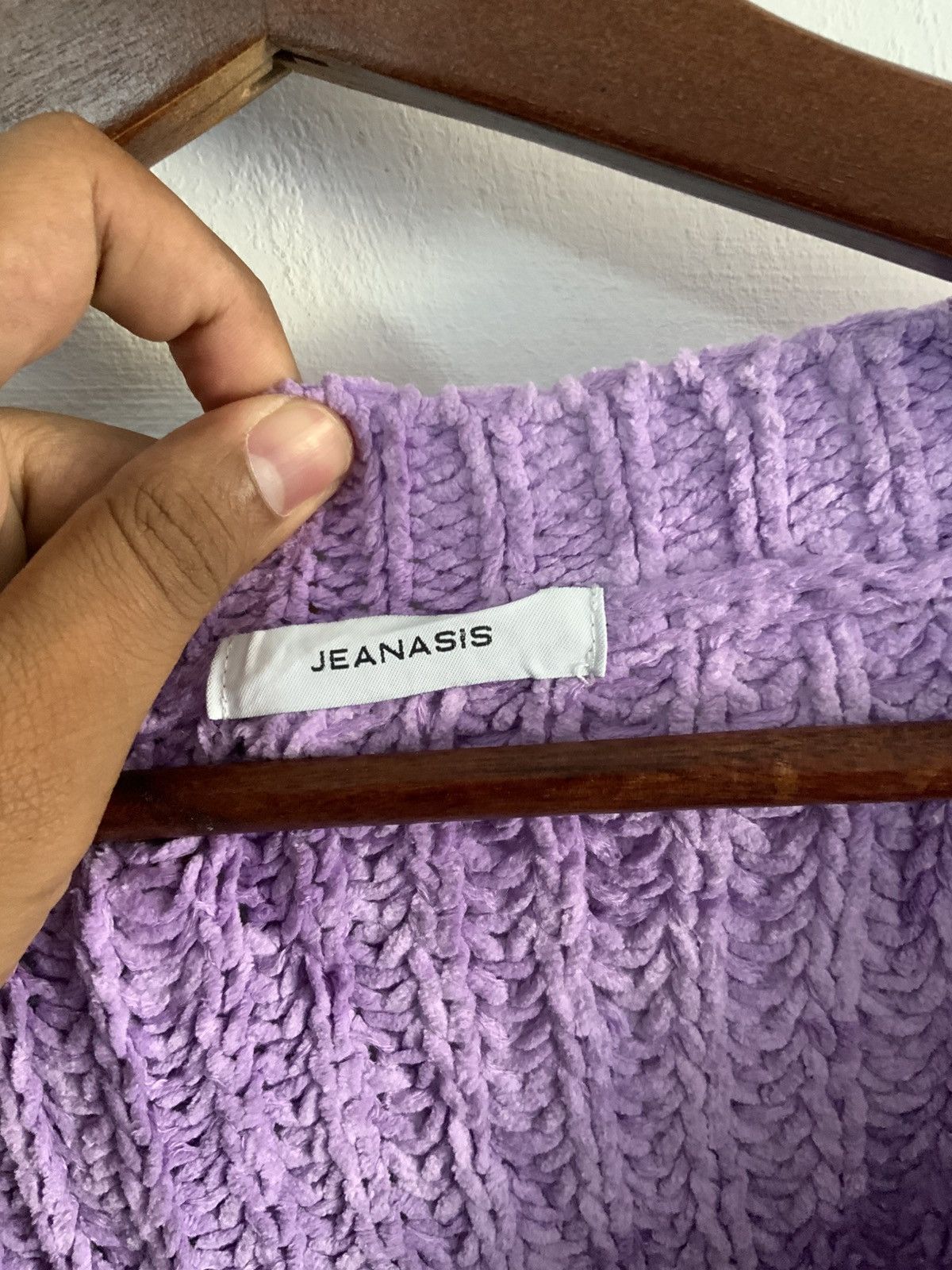 Japanese Brand Jeansis Handknit Pink Knitwear Size US L / EU 52-54 / 3 - 12 Thumbnail