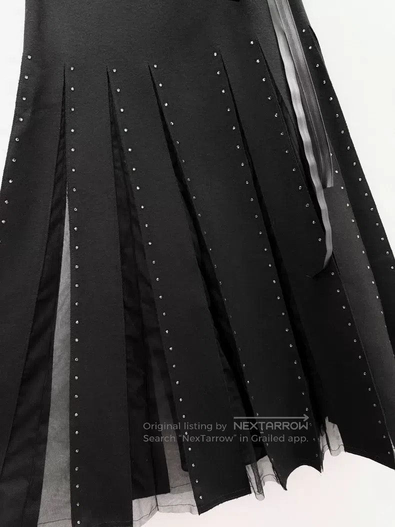 Valentino Valentino Heavy Pleated Slip Dress Size S / US 4 / IT 40 - 2 Thumbnail