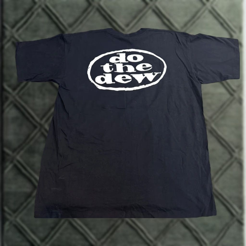 Vintage VINTAGE Mountain Dew 90s T-Shirt Black 2XL Men Do the Dew Promo Pop Shirt Size US XXL / EU 58 / 5 - 1 Thumbnail