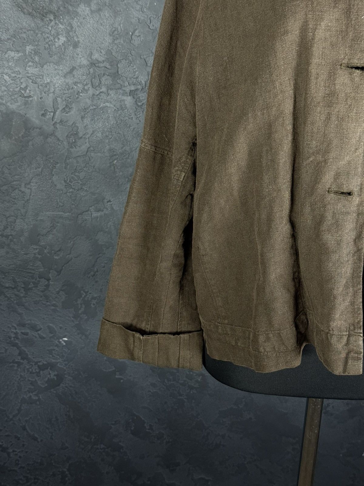 OSKA OSKA Women's Linen Avant Garde Jacket Size 2 Regular Size XS / US 0-2 / IT 36-38 - 4 Thumbnail