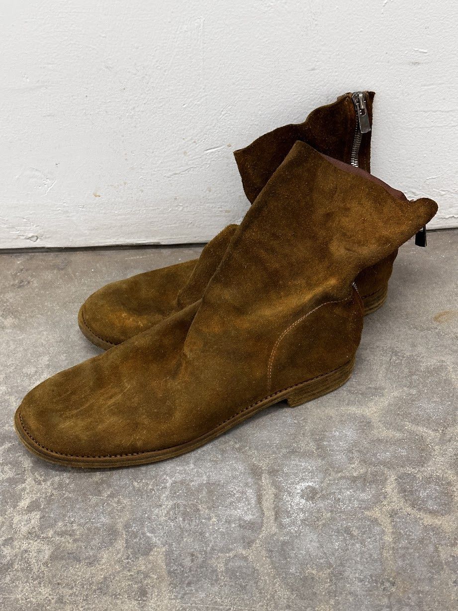 Guidi Collector piece: GUIDI. 987 Reverse bison. Horse lined. Size US 13 / EU 46 - 3 Thumbnail