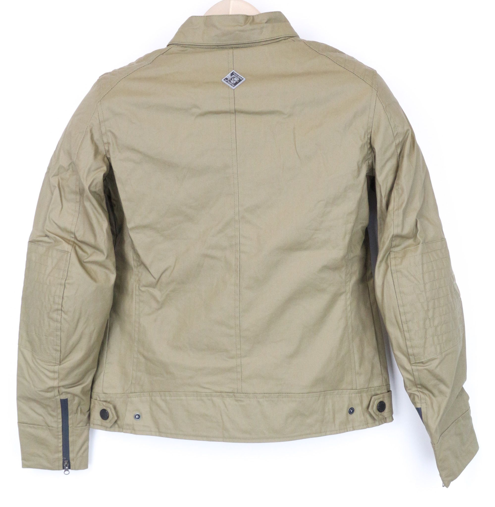 Other POLETTE S Brown Cotton Wax Moto Jacket 74519 Size S / US 4 / IT 40 - 2 Thumbnail