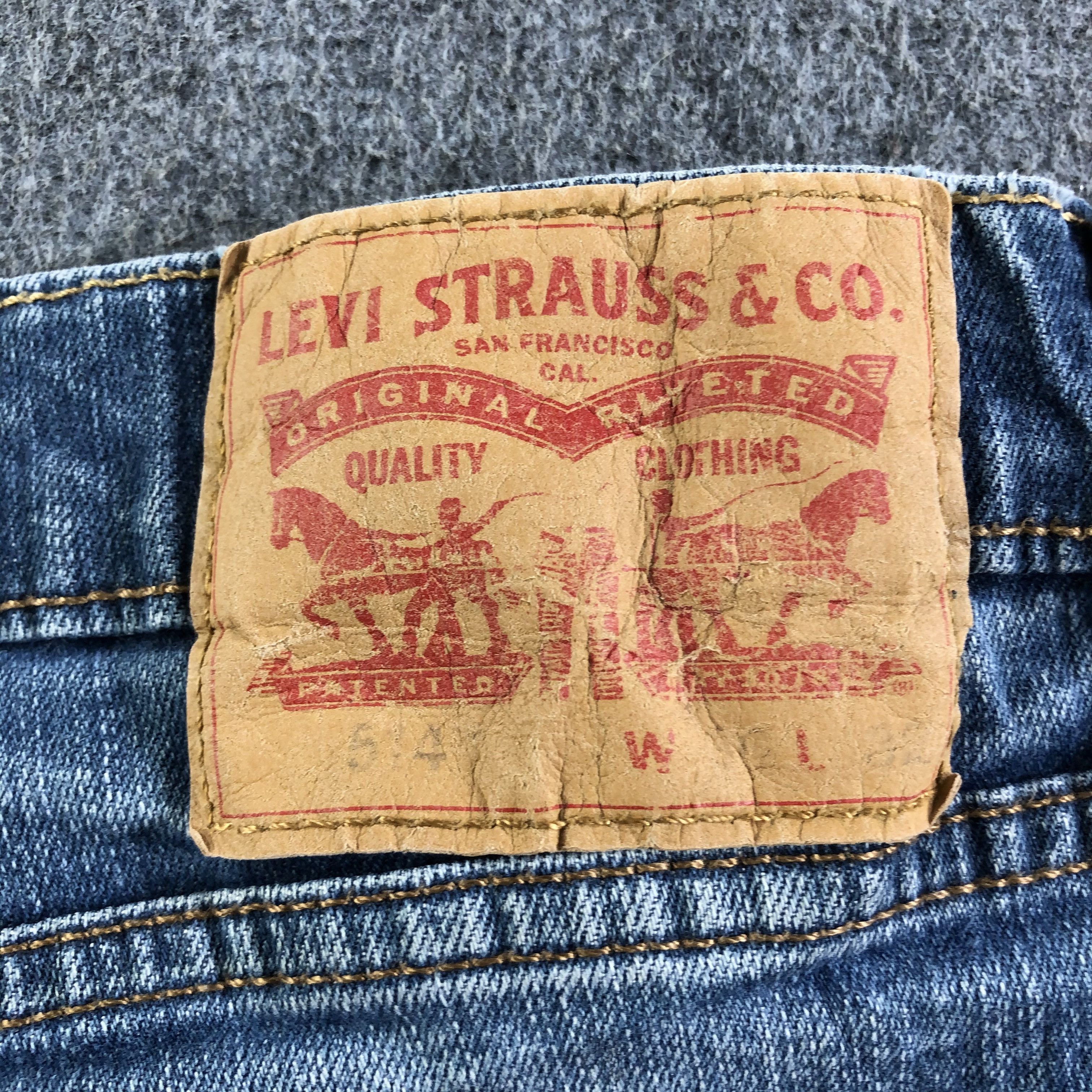 Levi's Vintage Blue Wash Levis 514 Jeans-J4158 Size US 35 - 5 Thumbnail