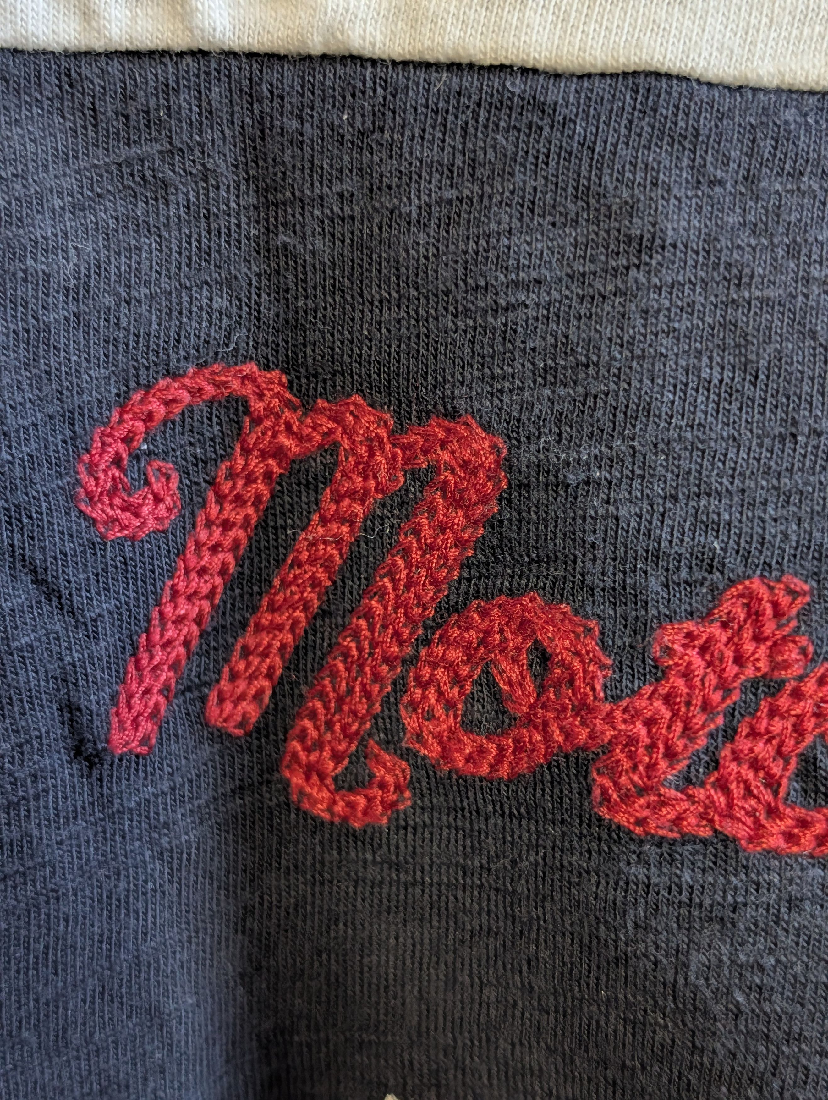 Indian Motorcycle Chain stitch 1901 logo L/S textured ringer t-shirt Size US XL / EU 56 / 4 - 4 Thumbnail