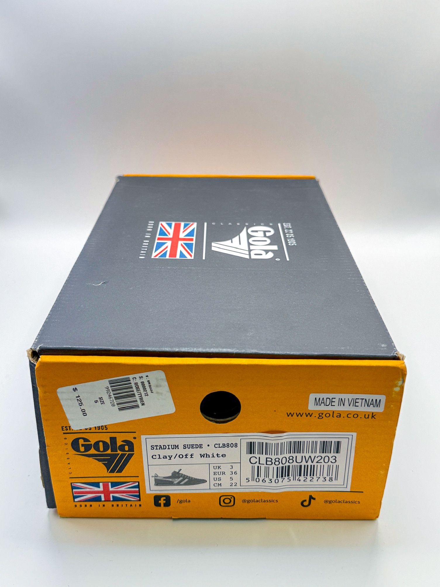 Gola Gola Stadium Suede Clay Off White Sneakers Size US 5 / IT 35 - 17 Thumbnail