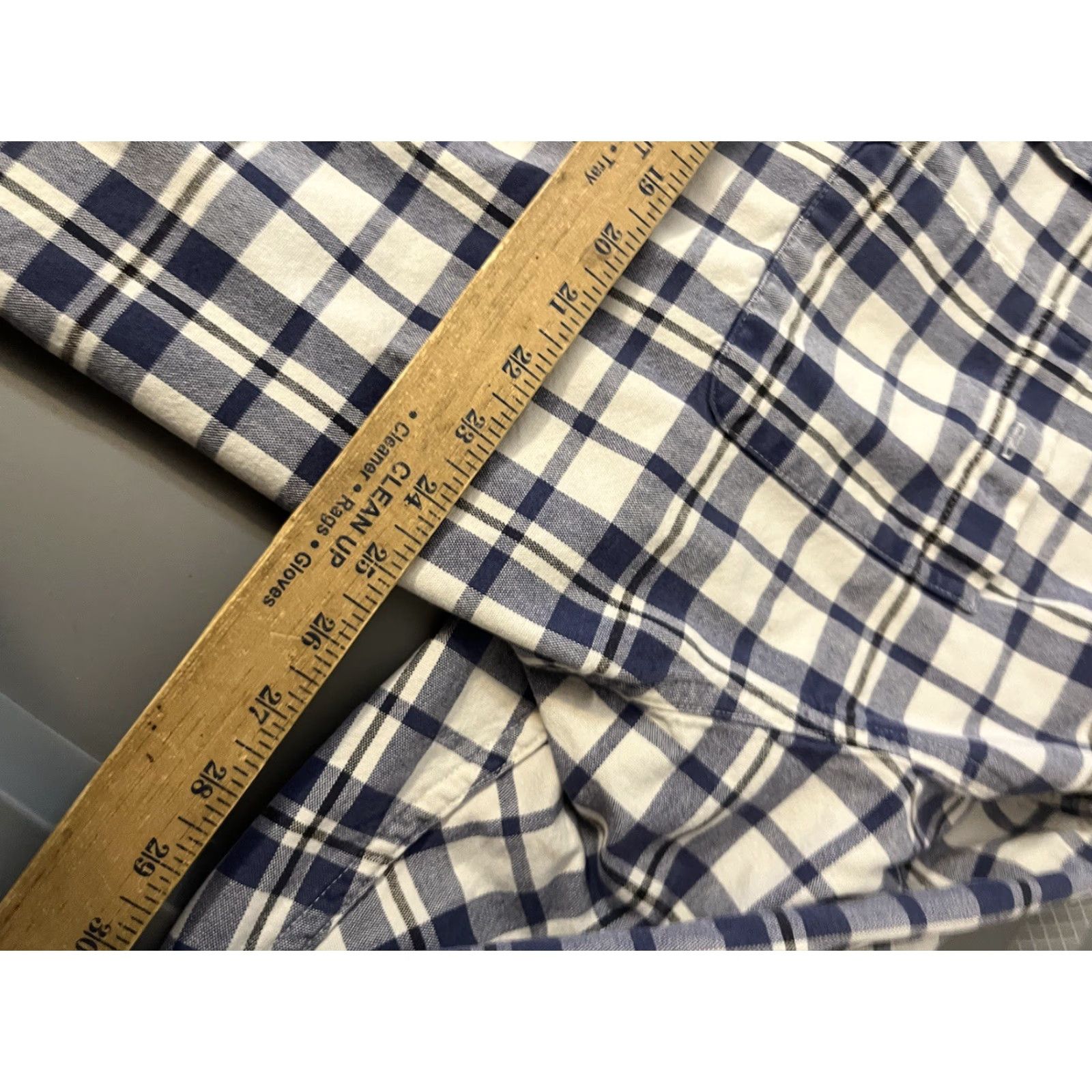 Eddie Bauer VINTAGE Eddie Bauer Flannel Shirt MENS XXL Blue Plaid Long Sleeve Button Down Size US XXL / EU 58 / 5 - 5 Thumbnail