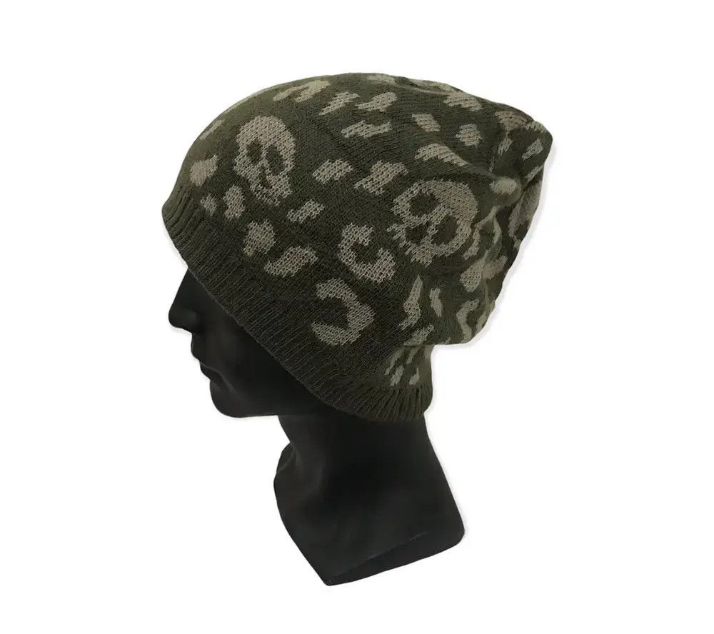 Japanese Brand Japanese Brand Barak Skulls Fullprint Beanie Hat Size ONE SIZE - 1 Thumbnail