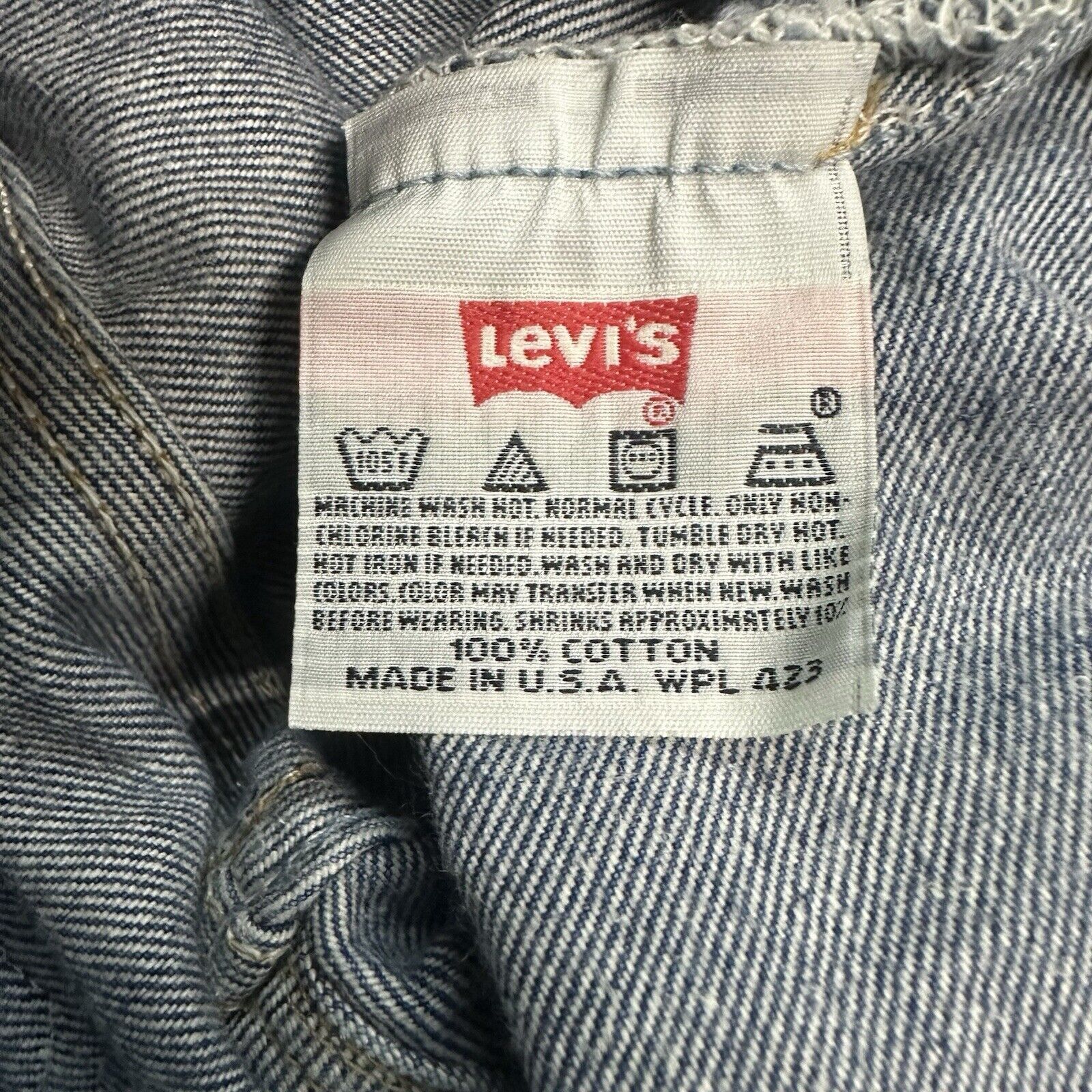 Levi's × Vintage Vintage 90s Levi’s 501 Dark Wash Denim Jeans 31x36 Size US 31 - 8 Thumbnail