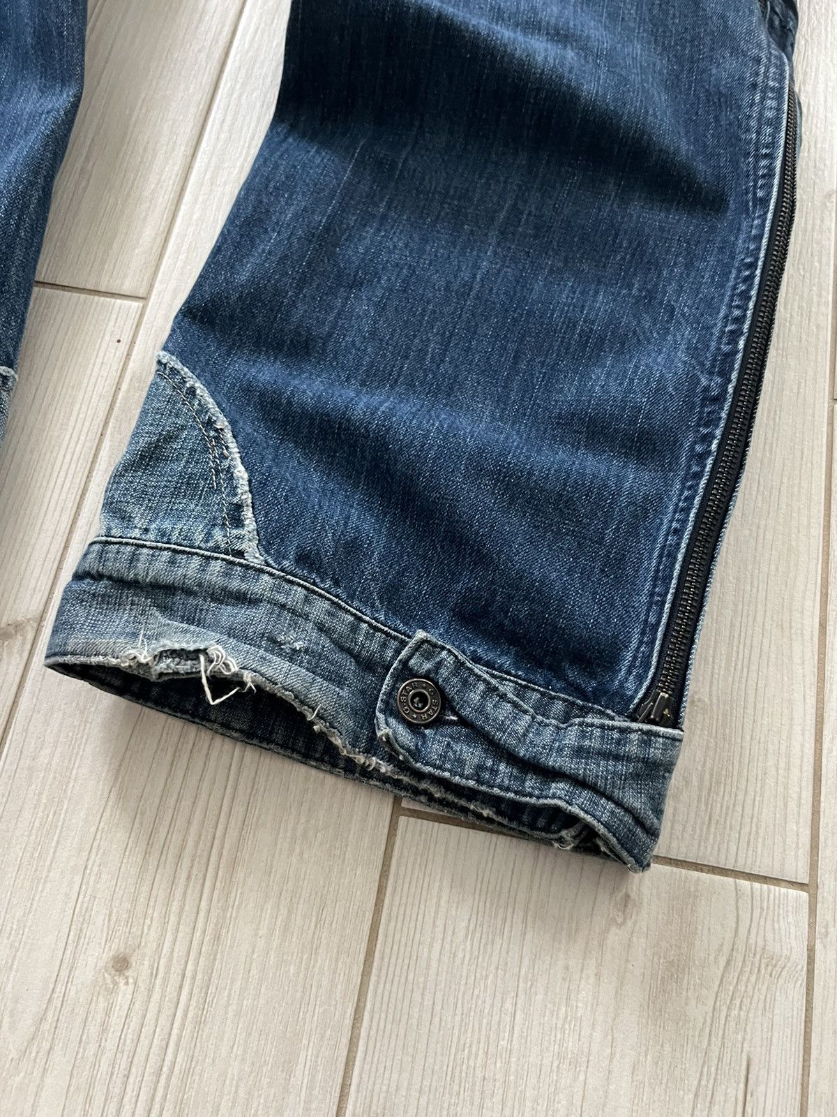 G-Star G Star Raw Vintage Mens Denim Pants Double Knee Patchwork 32 Size US 32 / EU 48 - 14 Thumbnail