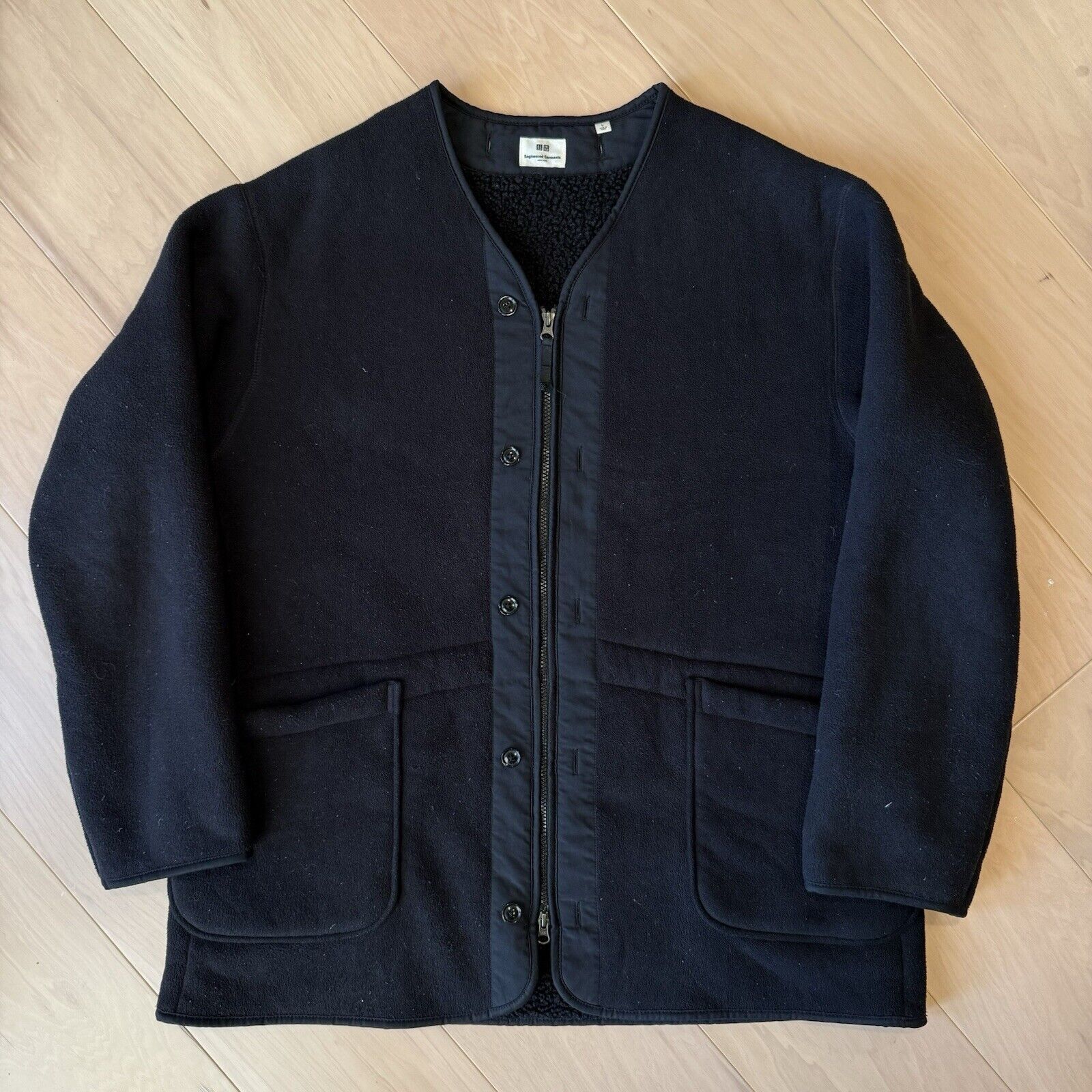 Uniqlo Uniqlo Engineered Garments Jacket L Black Full Zip Outerwear Size US L / EU 52-54 / 3 - 2 Thumbnail