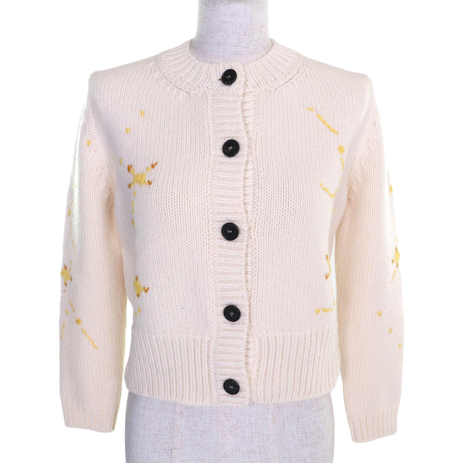 Dior Dior Christian Dior Pixel Zodiac Leo Logo Cardigan Cotton Tops 244G52LN320 DUTY FREE for USA Size ONE SIZE - 1 Thumbnail