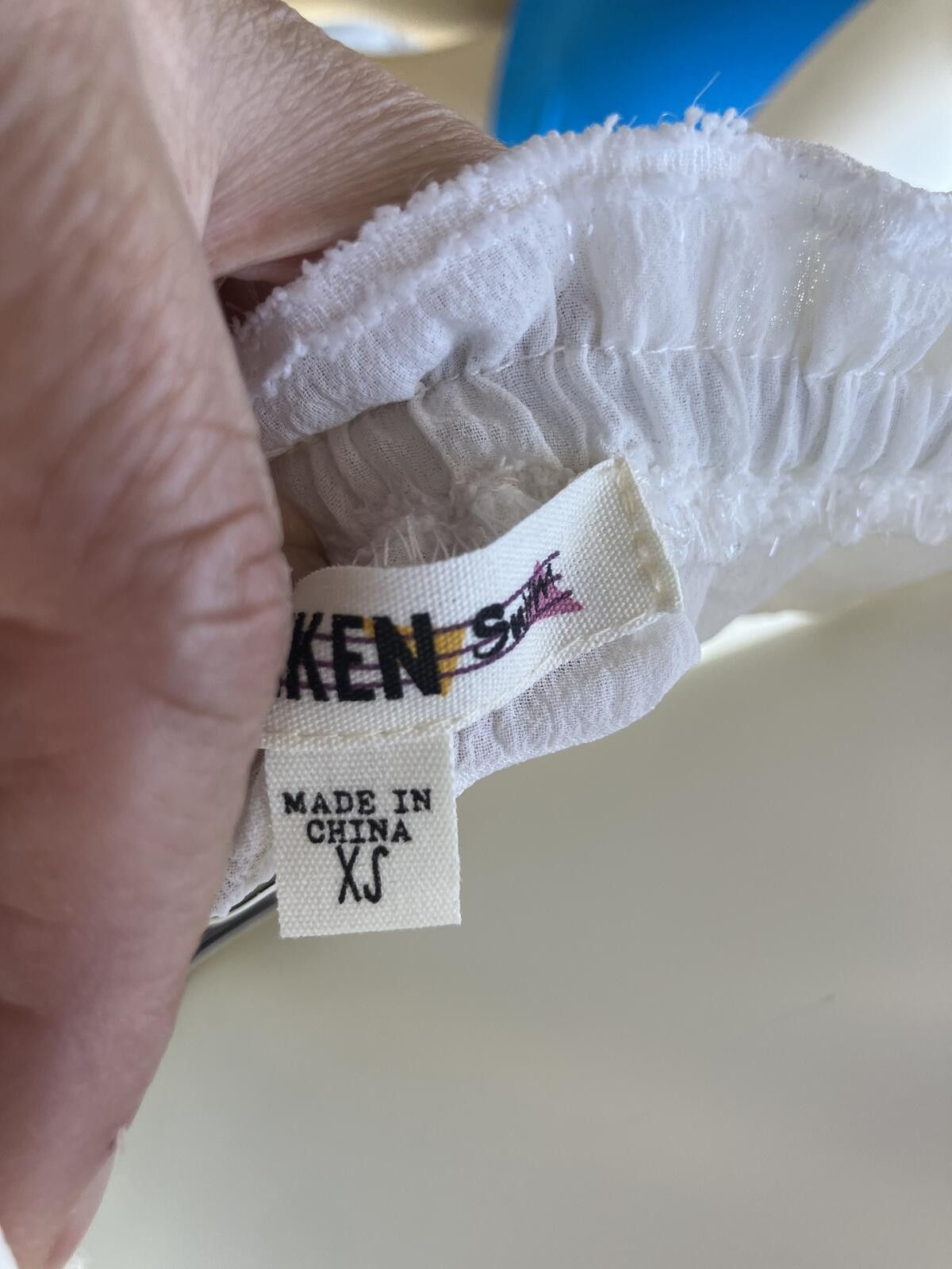 Other NWT Miken Swim White Short Sleeve Dress, Size Large Size L / US 10 / IT 46 - 11 Thumbnail