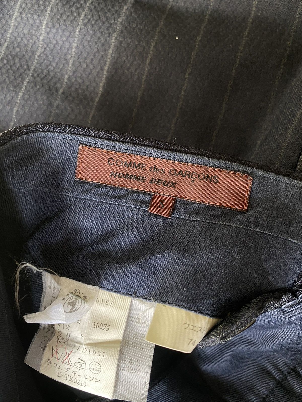 Comme des Garcons Homme Deux 🔥Vintage AD1991 Comme Des Garçons Homme Deux Slank pants Size US 30 / EU 46 - 5 Thumbnail