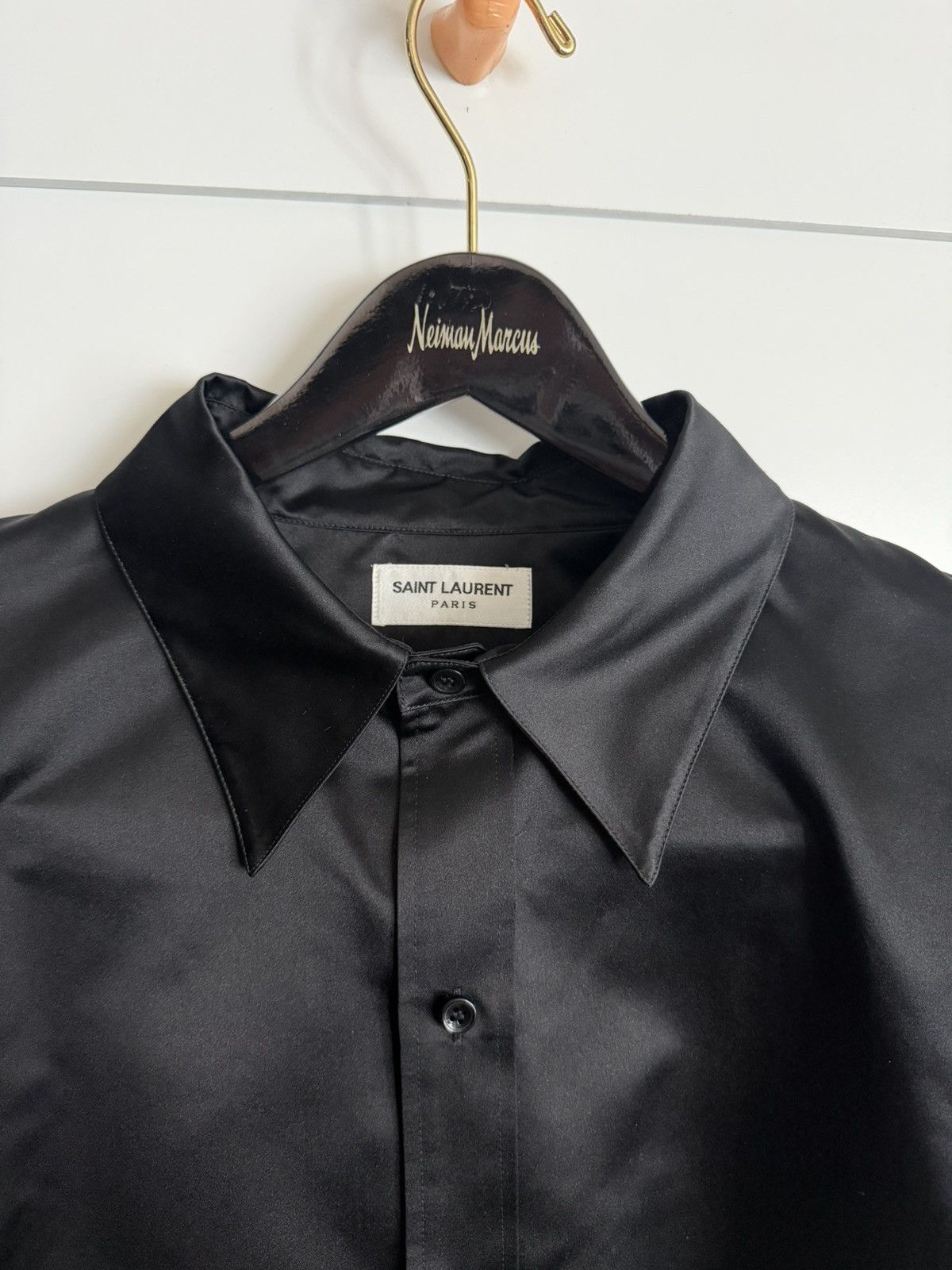 Saint Laurent Paris Saint Laurent Silk Runway Shirt Size US L / EU 52-54 / 3 - 2 Thumbnail