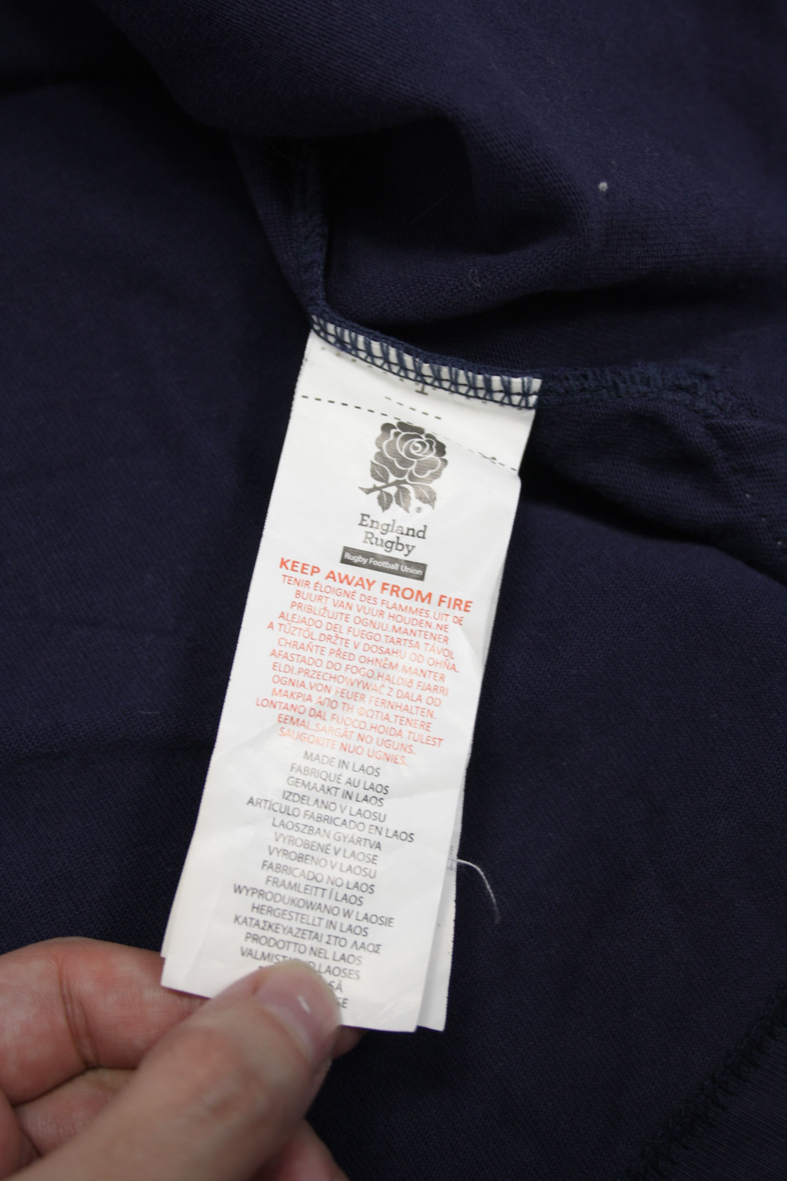 Other England Rugby Football Union Colorblocked Polo Shirt Size US S / EU 44-46 / 1 - 7 Thumbnail