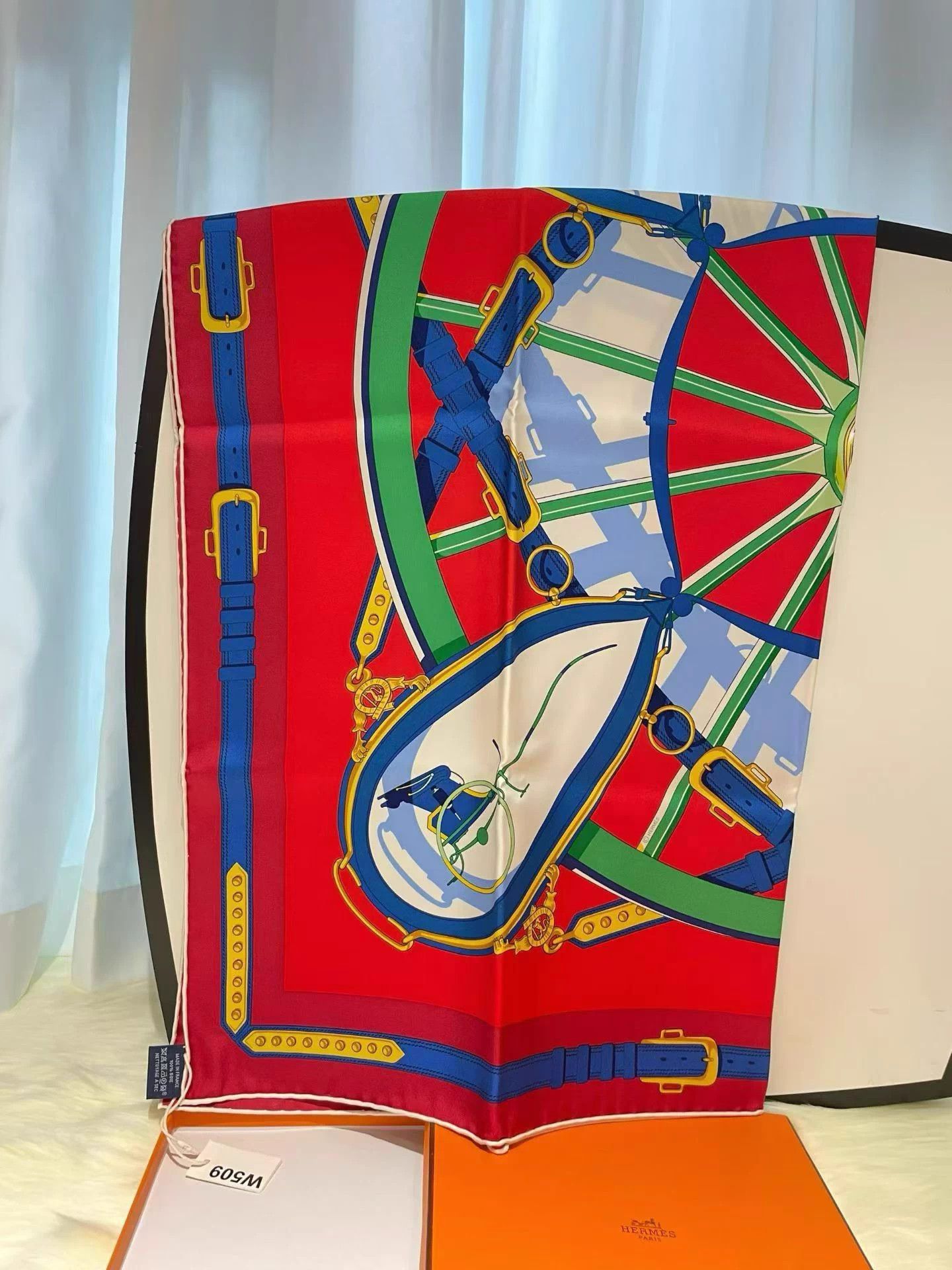 Hermes Hermès Roue de la Liberté 90x90 deadstock scarf Size ONE SIZE - 2 Thumbnail