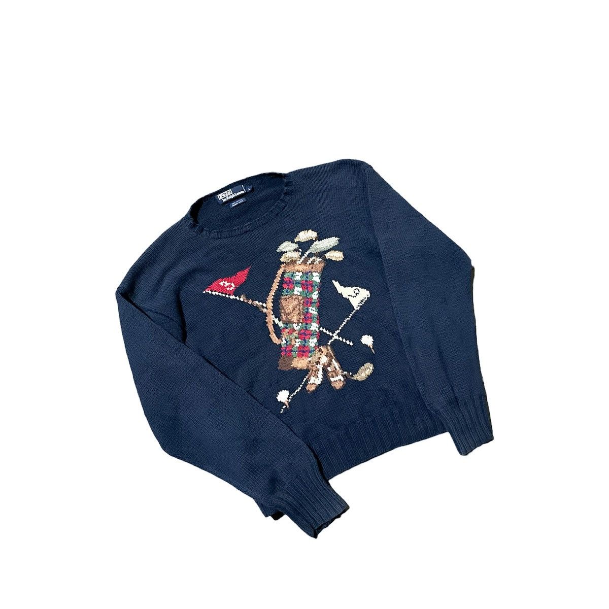 image of Polo Ralph Laurent Knit Golf Collection 1990S’ in Blue, Men's (Size Large)