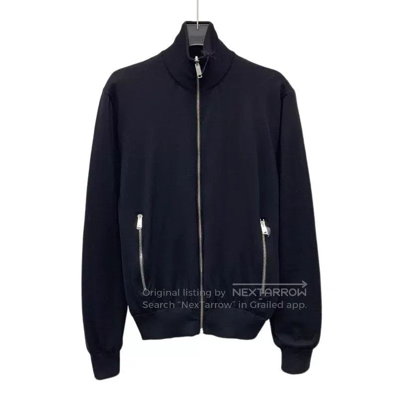 Prada Prada Black triangle wool stand-up collar zipper long-slee Size US S / EU 44-46 / 1 - 3 Thumbnail