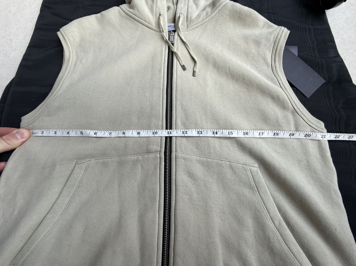 Saint Laurent Paris SS23 Saint Laurent Hoodie Zippe Sans Manches sleeveless tank Size US L / EU 52-54 / 3 - 4 Thumbnail
