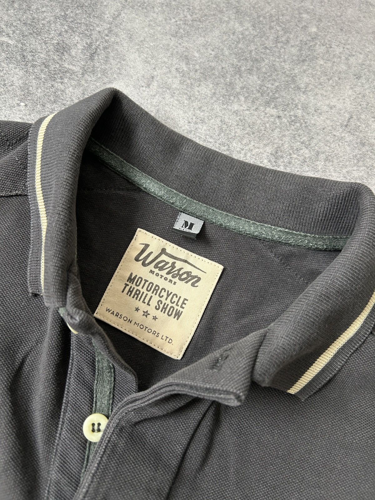 Japanese Brand Vintage Warson Motors Dare-Devils big logo polos mens Size US M / EU 48-50 / 2 - 5 Thumbnail