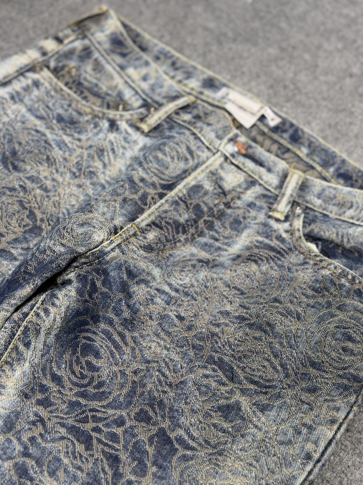 Issey Miyake Issey Miyake Rose Weave Denim Pants Size 30" / US 8 / IT 44 - 5 Thumbnail