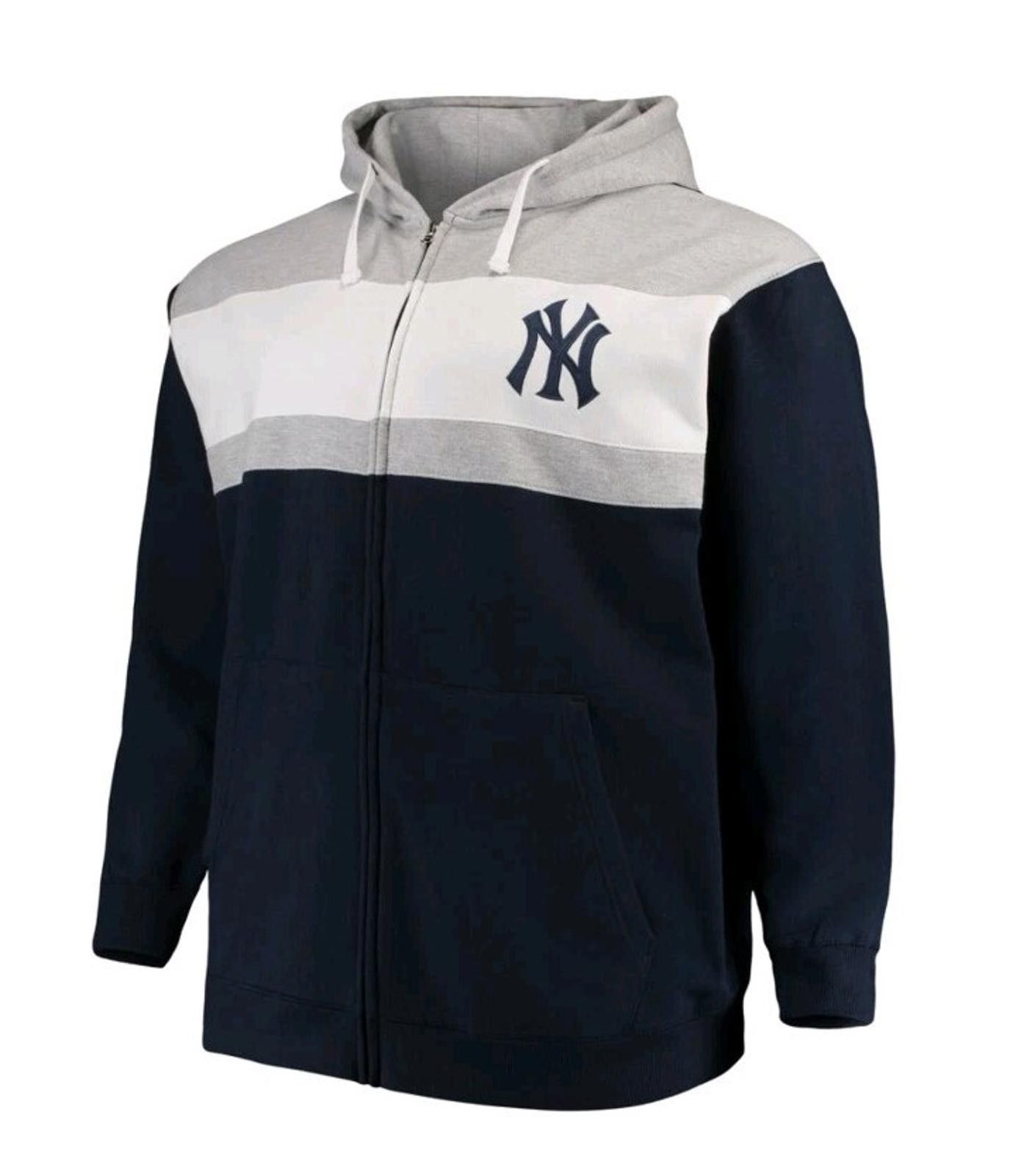 Majestic Aaron Judge 99 NY Yankees MLB Majestic Full-Zip Hoodie 3XLT Size US XXL / EU 58 / 5 - 5 Thumbnail