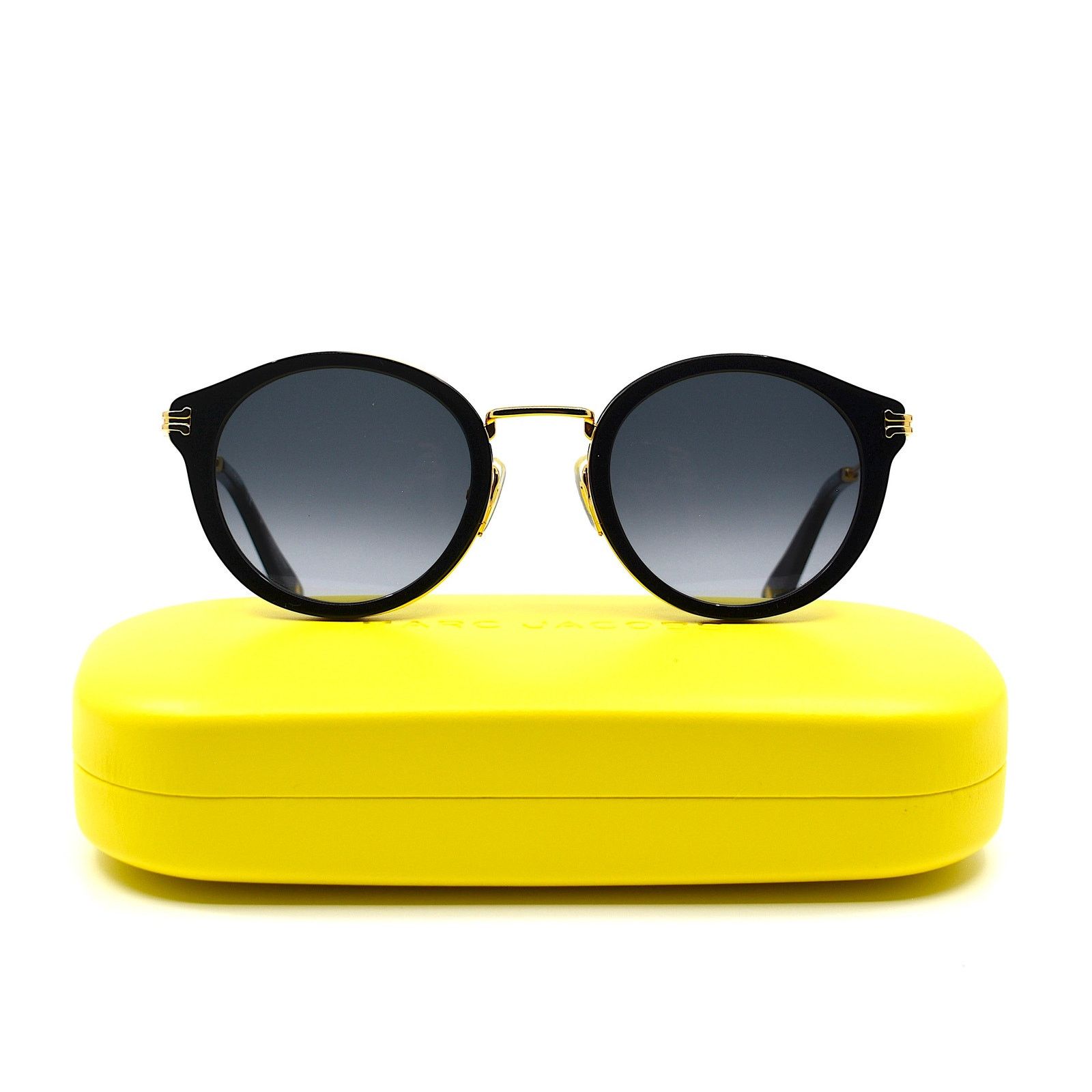 Marc Jacobs NEW MARC JACOBS MJ1017/S BLACK/GOLD GREY SUNGLASSES Size ONE SIZE - 6 Thumbnail