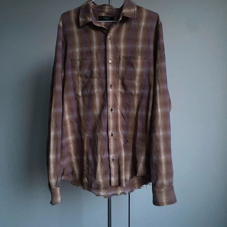 Amiri Amiri 16AW Scattered Bullet Shirt Size US S / EU 44-46 / 1 - 2 Thumbnail