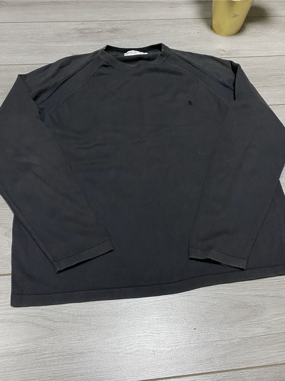 Yves Saint Laurent Yves Saint Laurent YSL logo sweater vintage Size US XL / EU 56 / 4 - 4 Thumbnail