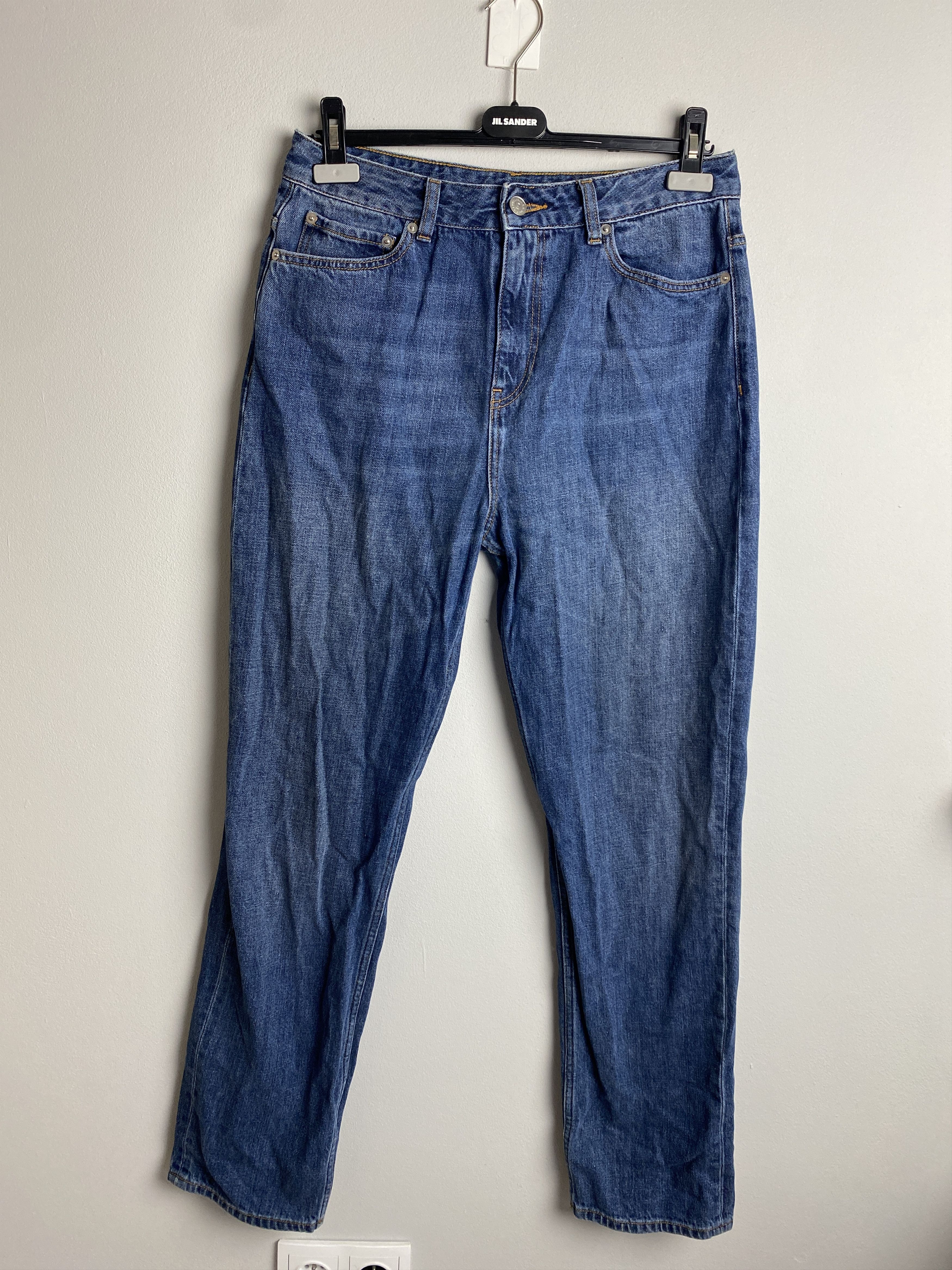 Gianni Valentino Ganni Medium Dark Blue jeans denim pants Size US 32 / EU 48 - 2 Thumbnail