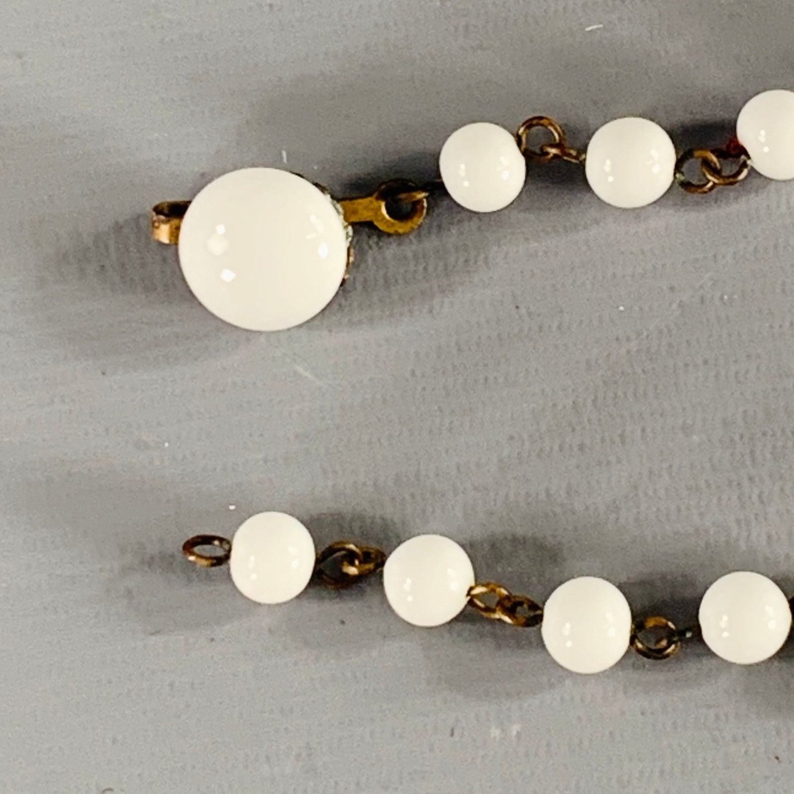 Miriam Haskell White Multi Color Fruit Beaded Art Deco Choker Necklace Size ONE SIZE - 5 Thumbnail