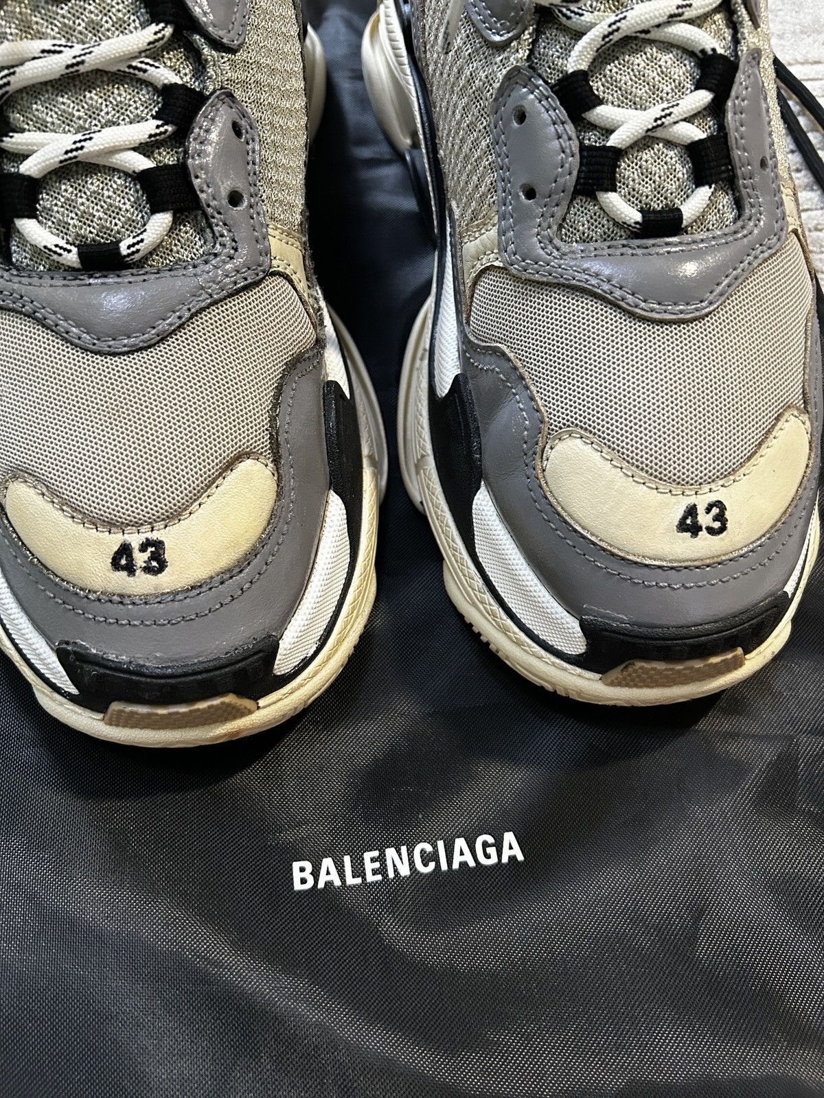 Balenciaga Balenciaga triples grey/beige Size US 10 / EU 43 - 4 Thumbnail
