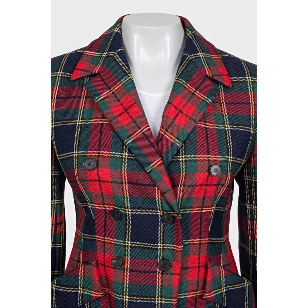 Dior Christian Dior 2019 Tartan Fitted Wool Jacket Sz 40 Size M / US 6-8 / IT 42-44 - 4 Thumbnail